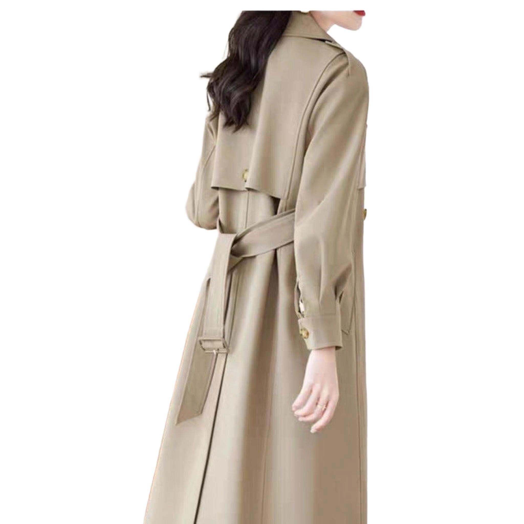 Horizon Essentials | Mid-Length Premium Autumn Trench Coat
