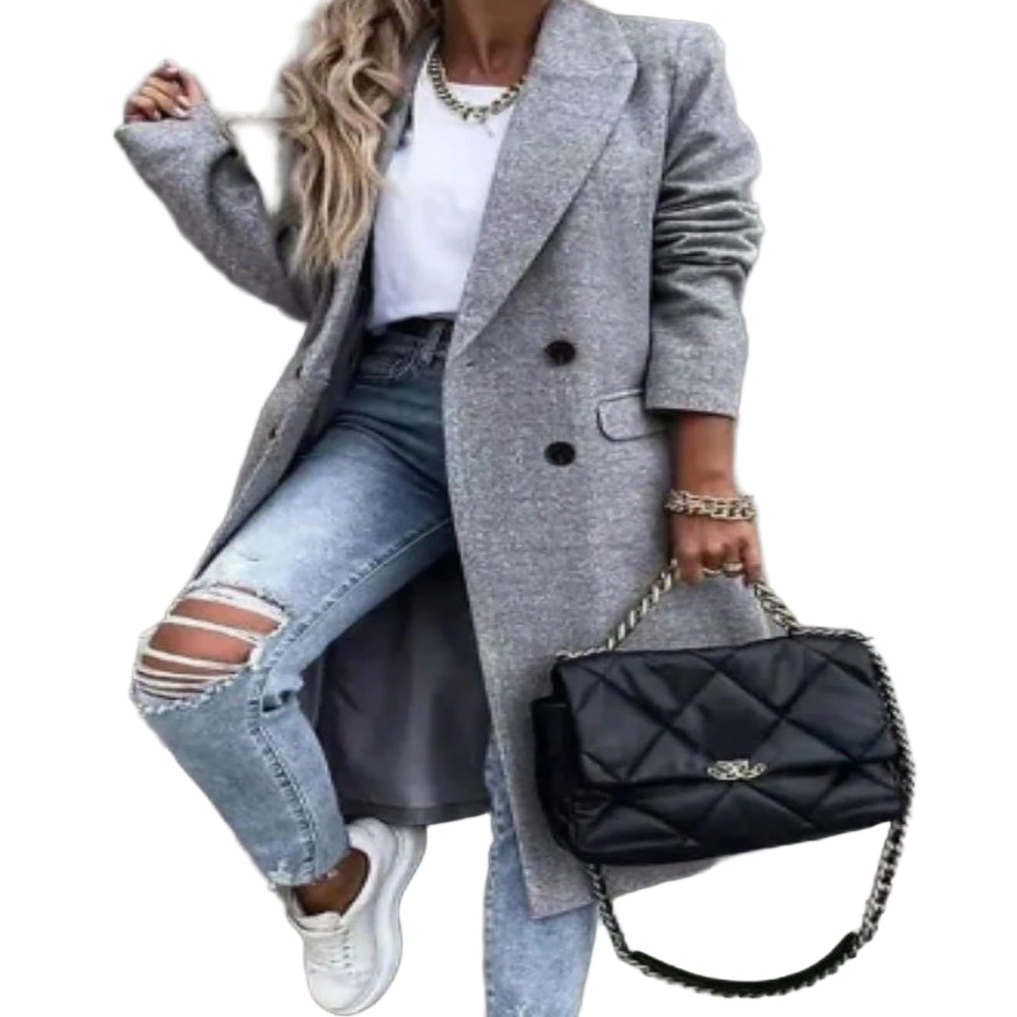 Horizon Essentials | Mid-Length Premium Cotton Blend Coat