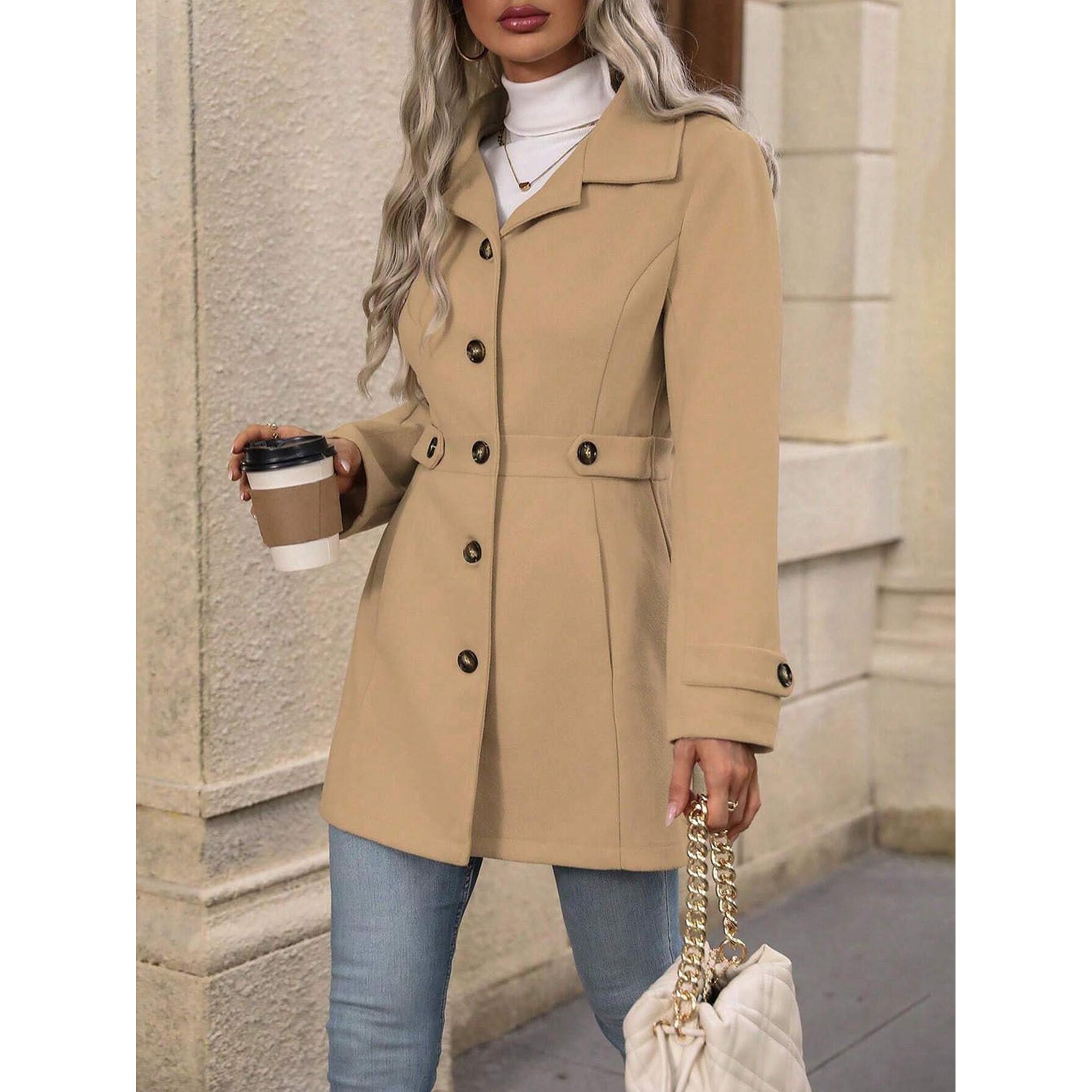 Horizon Essentials | Mid-Length Premium Single-Breasted Coat