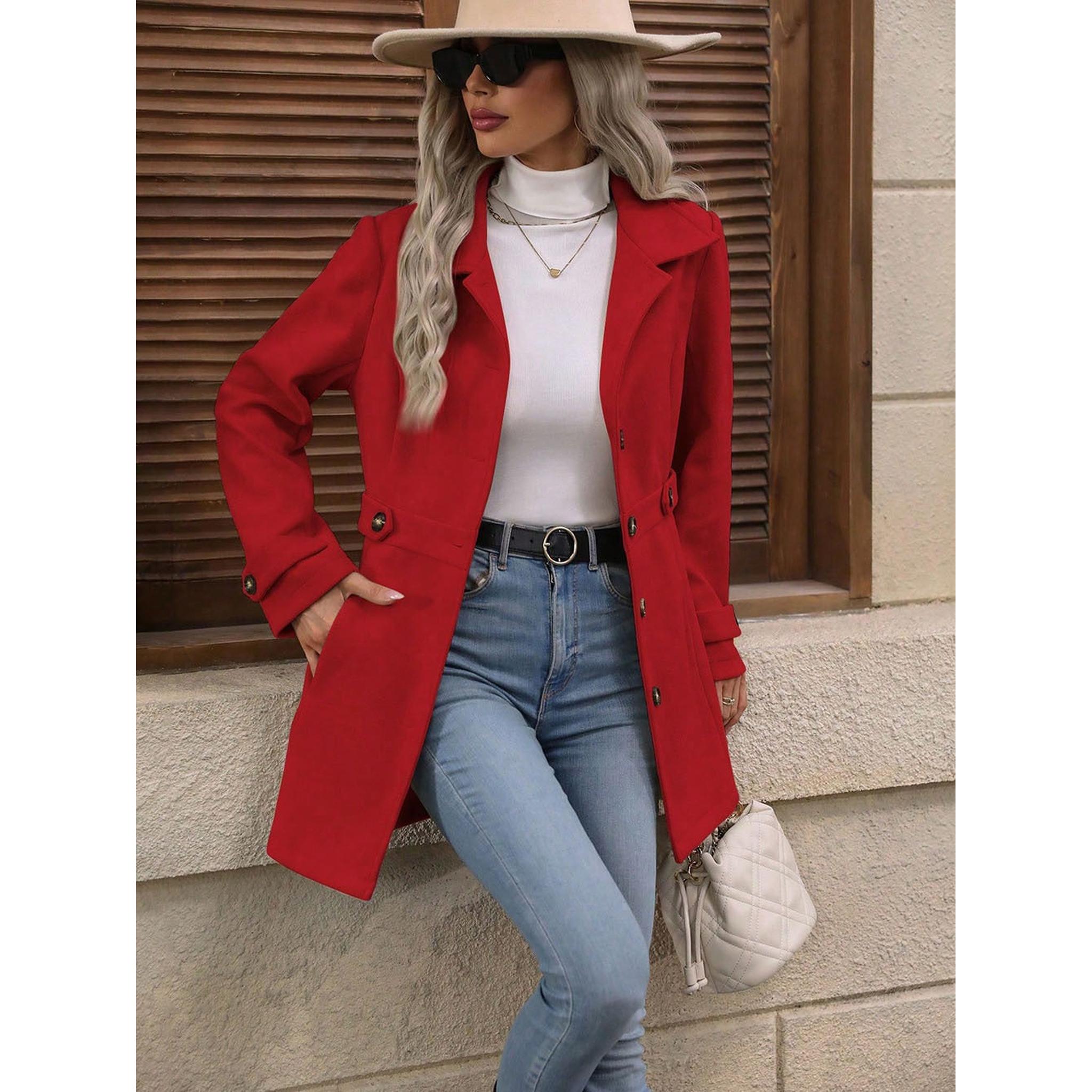 Horizon Essentials | Mid-Length Premium Single-Breasted Coat