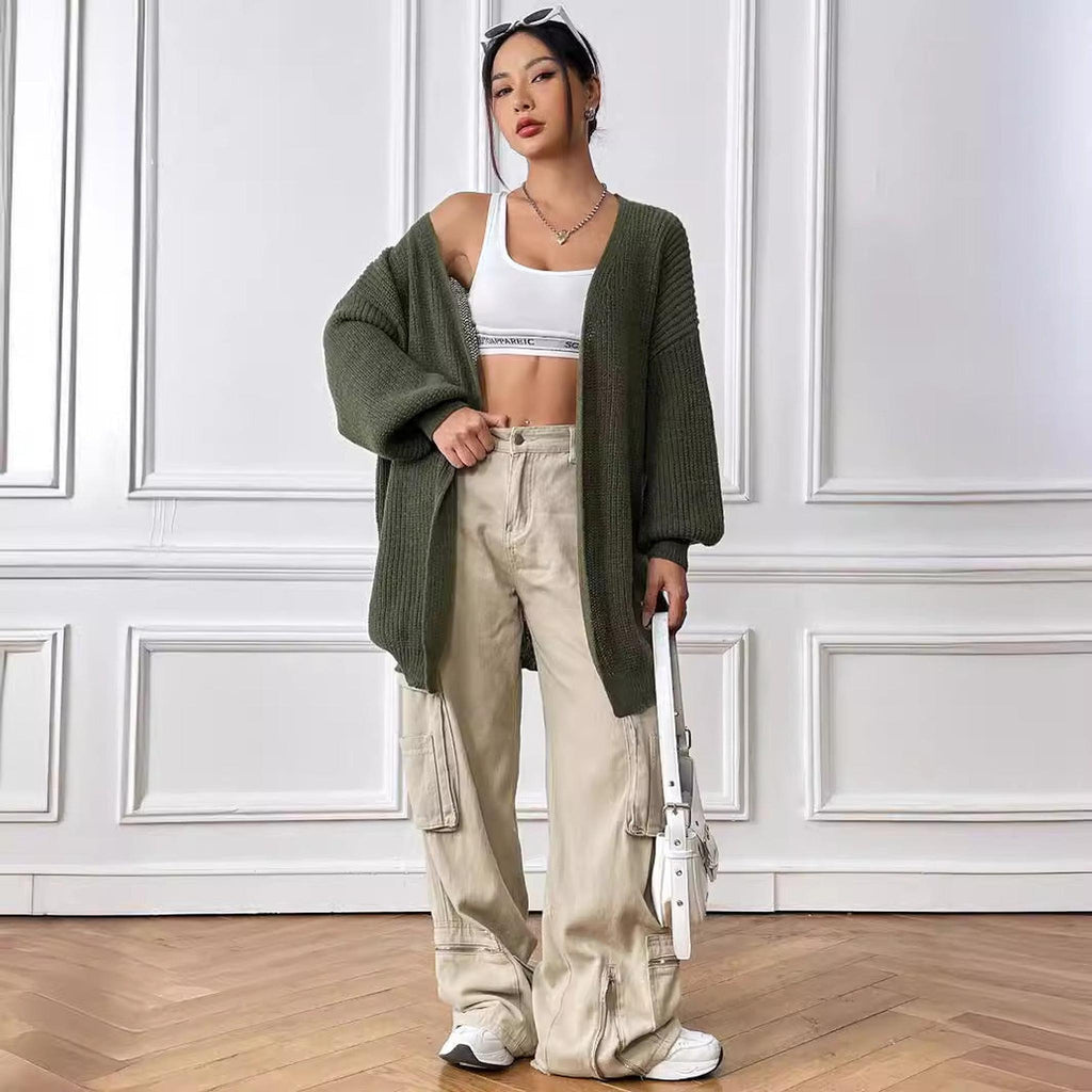 Horizon Essentials | Mid-Length Premium Solid Cardigan