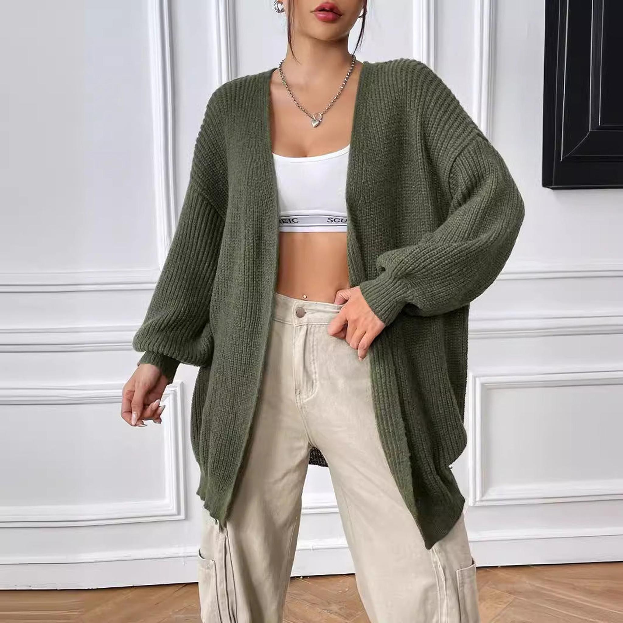 Horizon Essentials | Mid-Length Premium Solid Cardigan