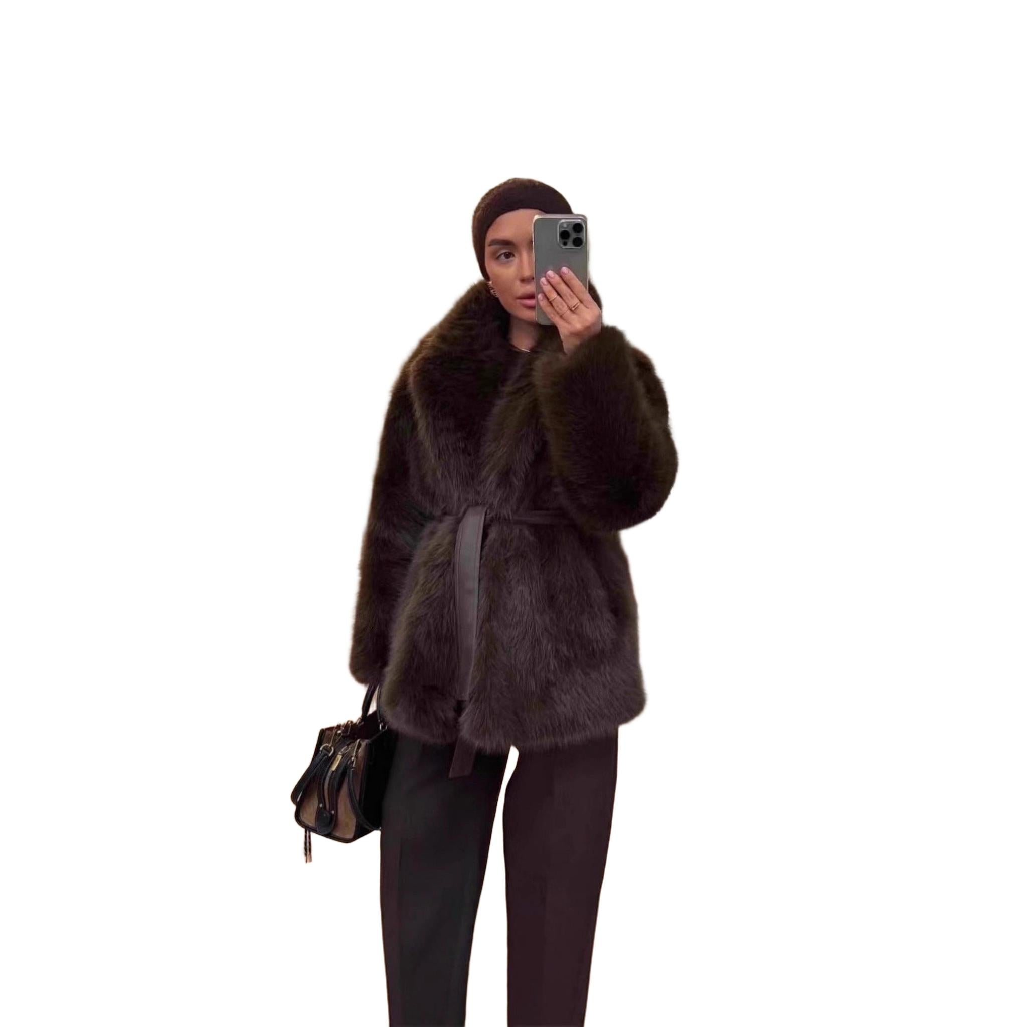 Horizon Essentials | Mid-Length Premium Wool Belted Coat