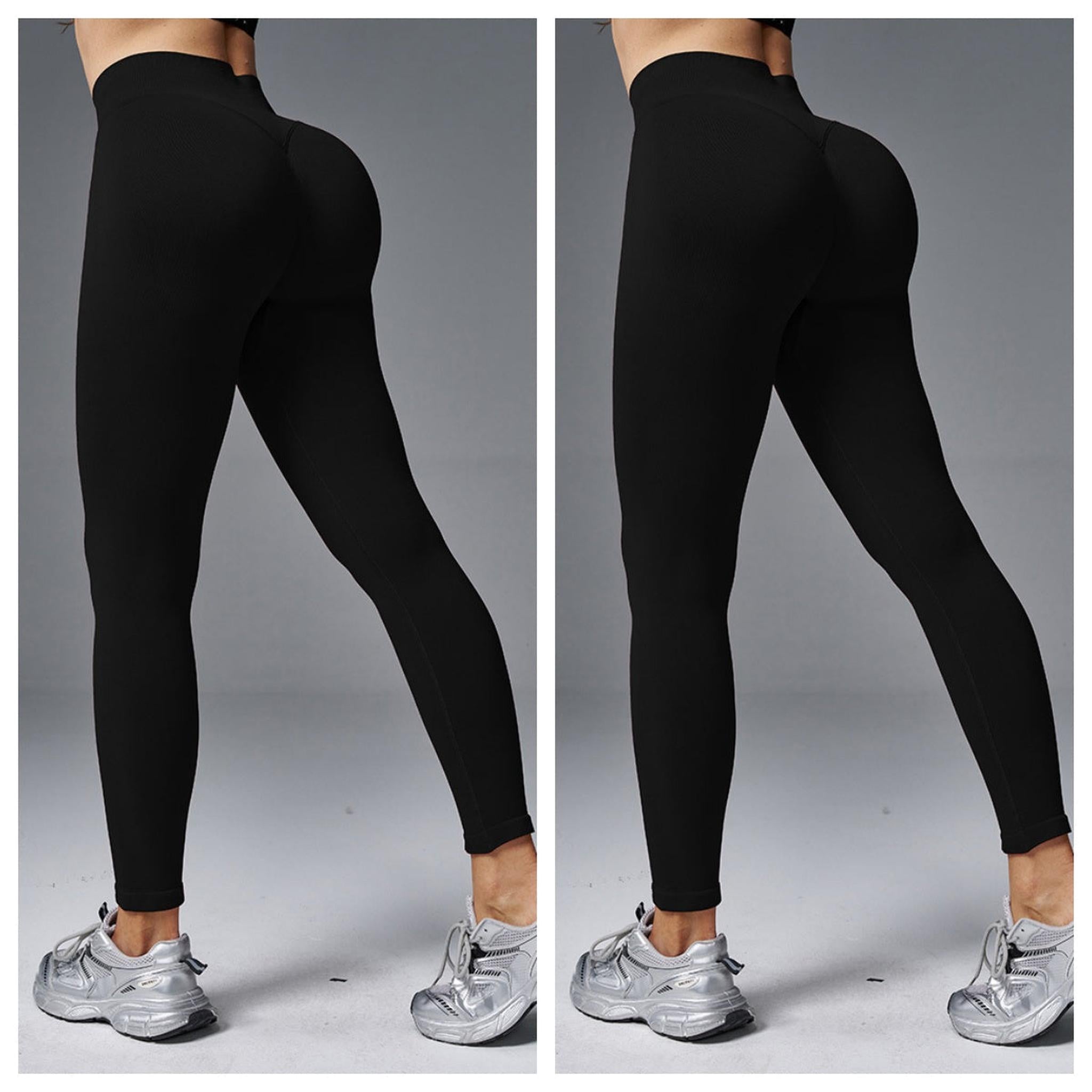 Horizon Essentials | Mid Waist Peach Hip Lifting Pants