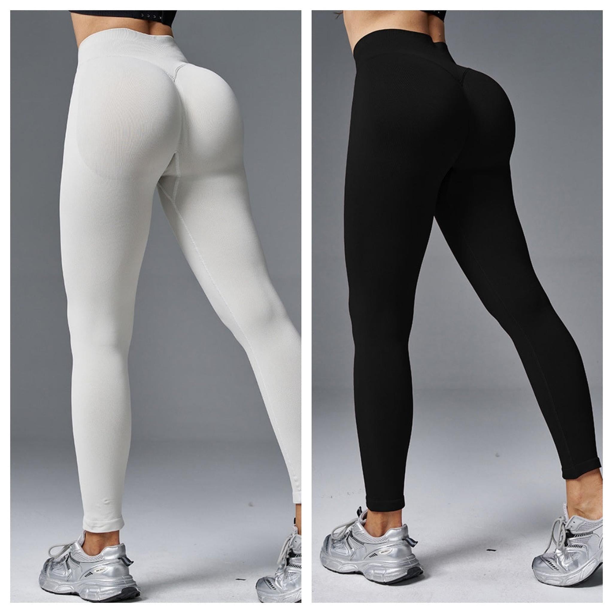Horizon Essentials | Mid Waist Peach Hip Lifting Pants