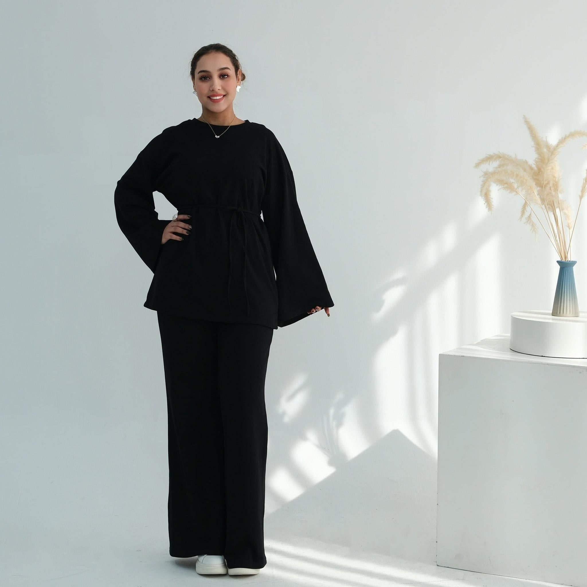 Horizon Essentials | Minimalist Elegant Middle Eastern Pants Set