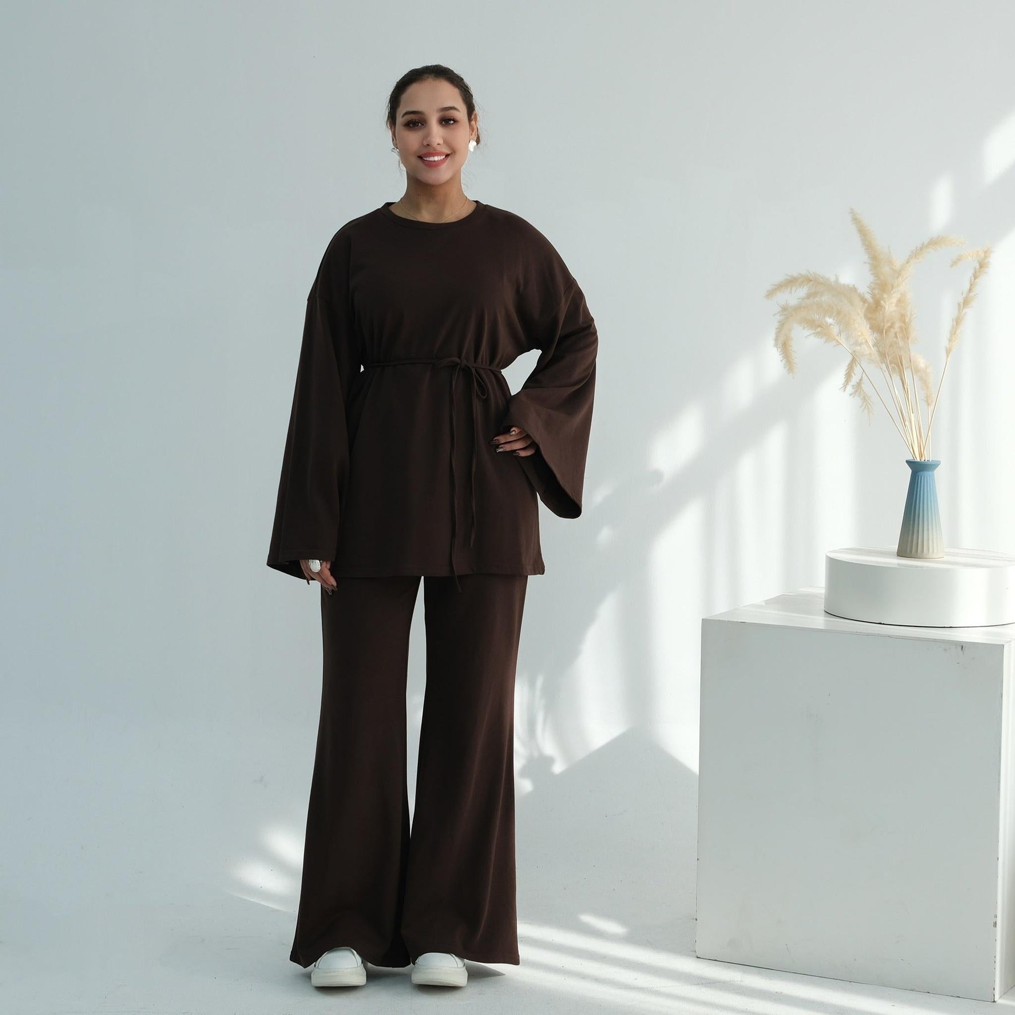 Horizon Essentials | Minimalist Elegant Middle Eastern Pants Set