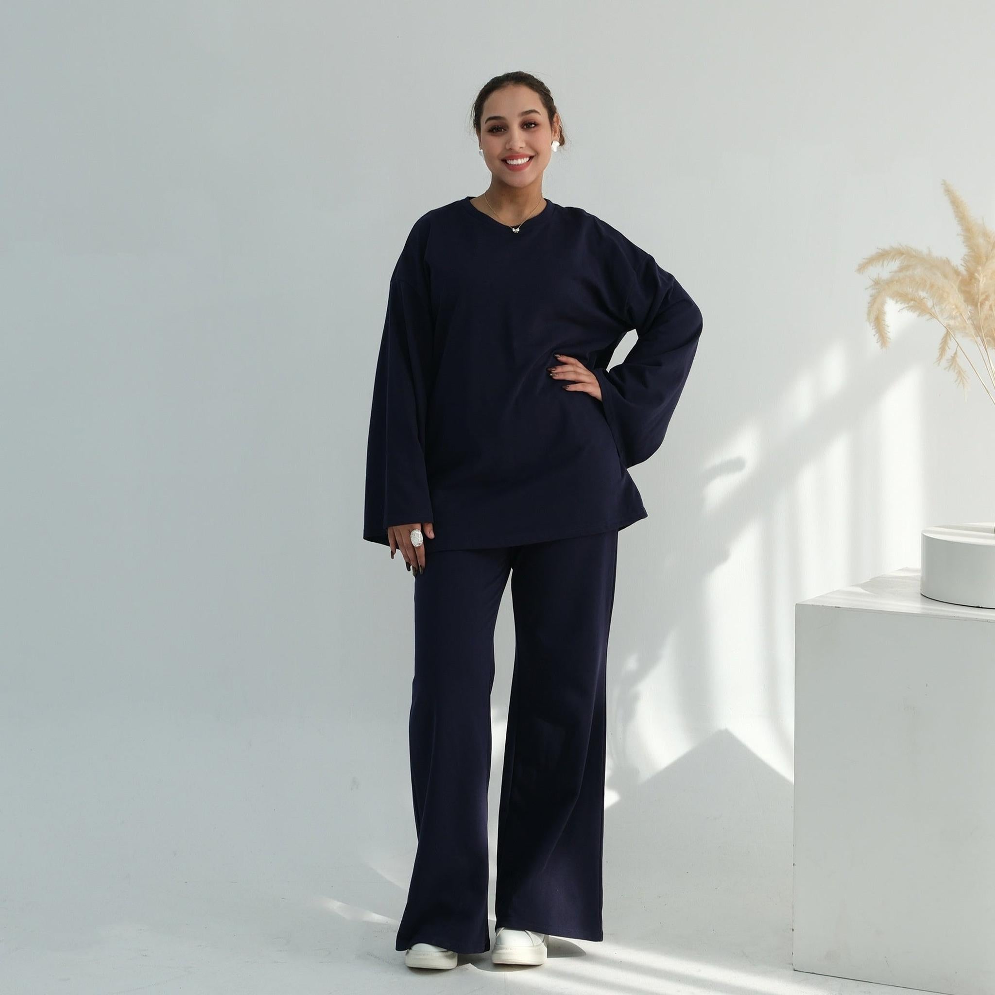 Horizon Essentials | Minimalist Elegant Middle Eastern Pants Set