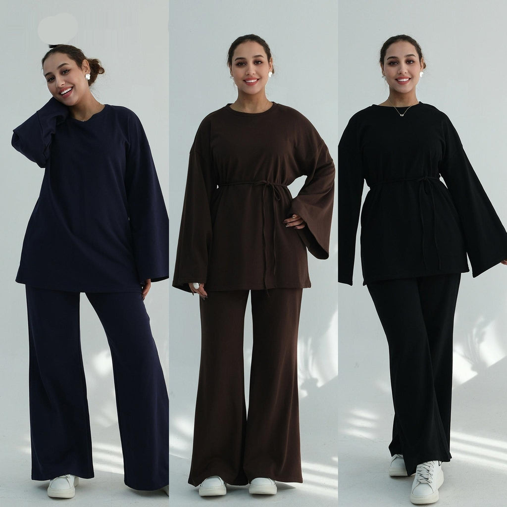 Horizon Essentials | Minimalist Elegant Middle Eastern Pants Set