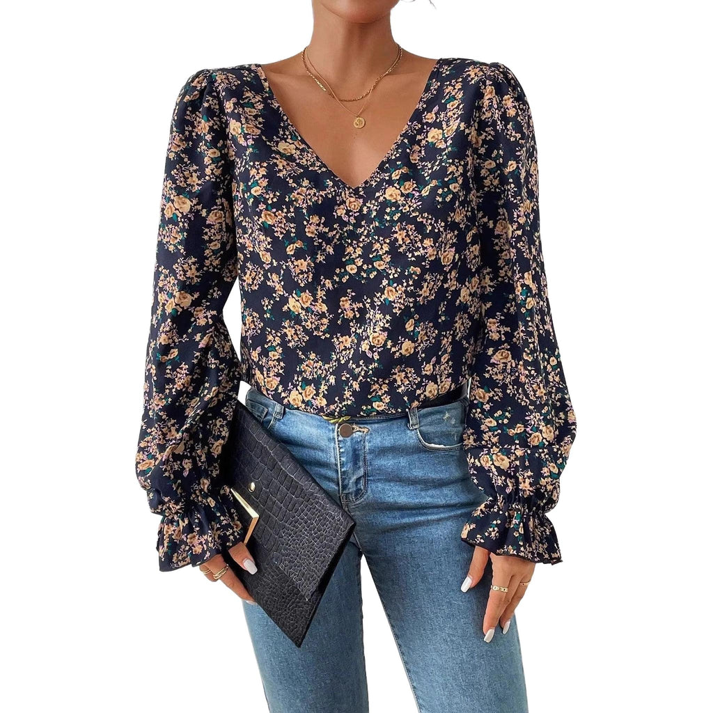 Horizon Essentials | Navy Blue Premium V-Neck Pullover