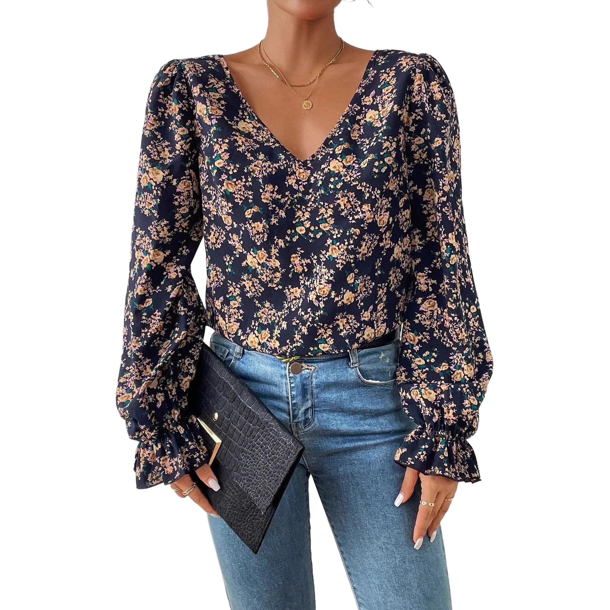 Horizon Essentials | Navy Blue Premium V-Neck Pullover