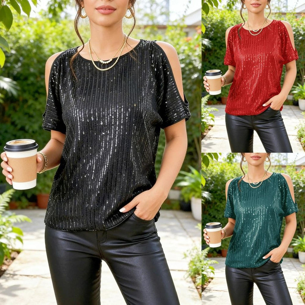 Horizon Essentials | Off Shoulder Crew Neck Top