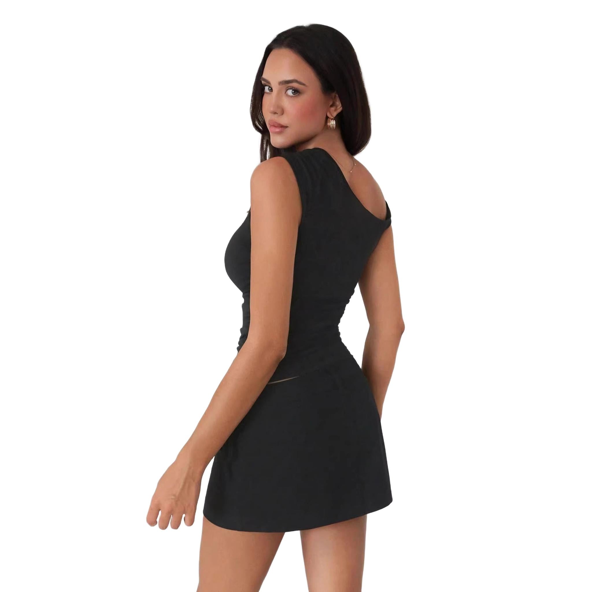 Horizon Essentials | Off Shoulder Drawstring Blouse Top