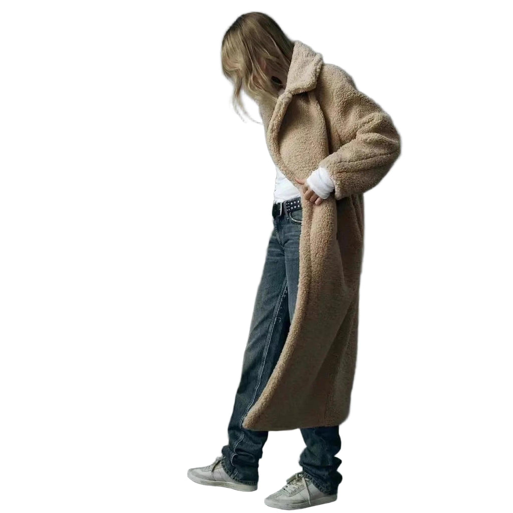 Horizon Essentials | Oversized Mid-Length Lambswool Coat