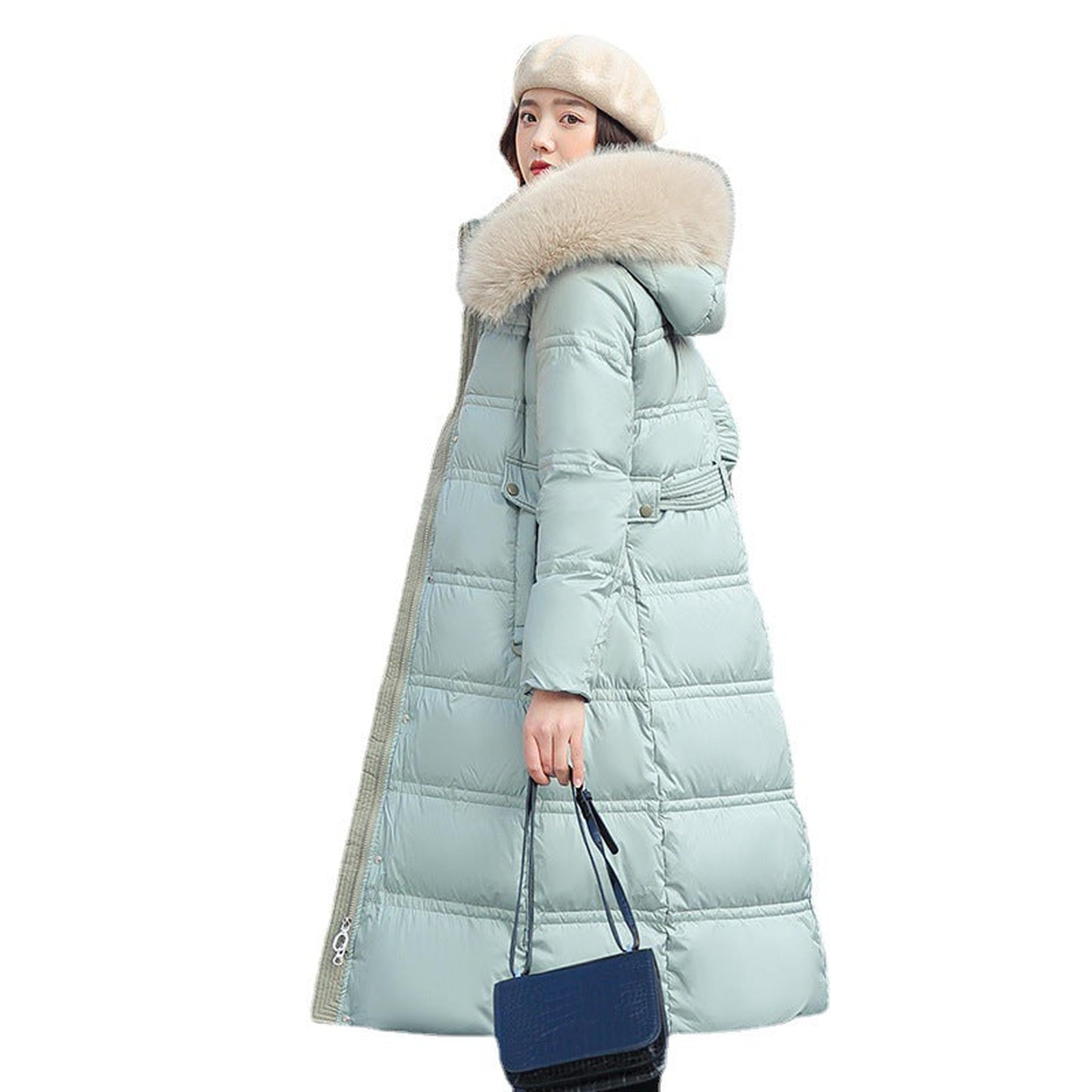 Horizon Essentials | Padded Mid-Length Fur Collar Coat