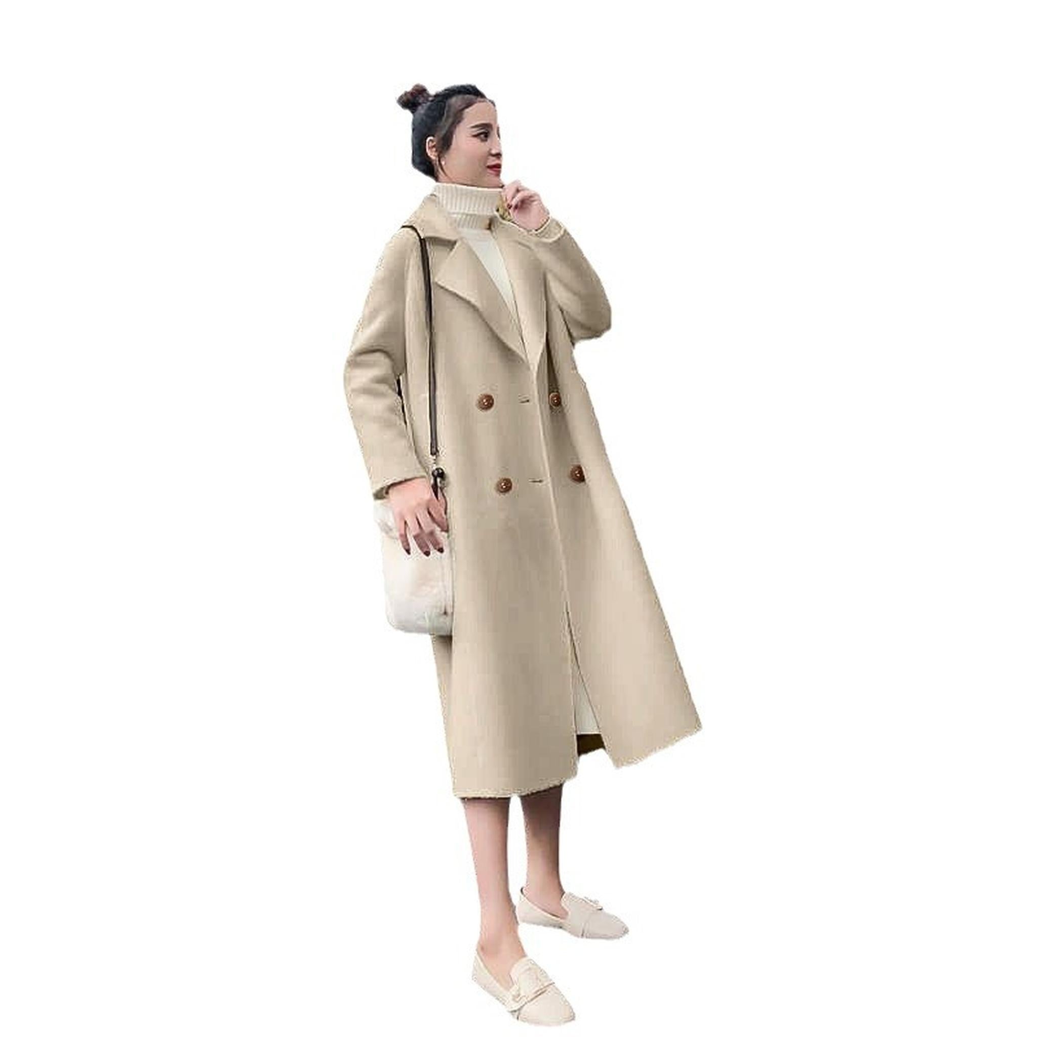 Horizon Essentials | Petite Wool Loose Fit Coat