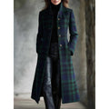 Horizon Essentials | Plaid Long-Sleeve Cardigan Coat