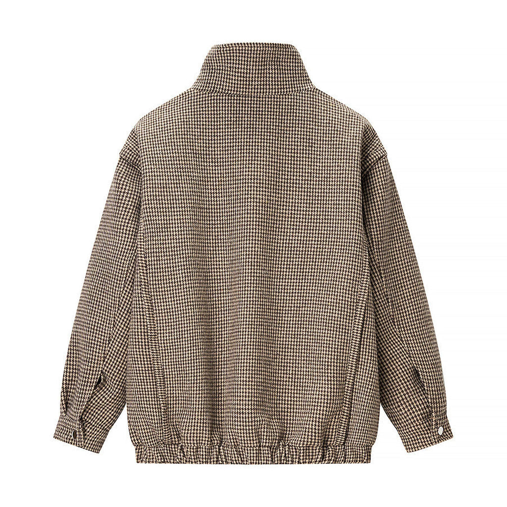 Horizon Essentials | Plaid Loose Fit Pilot Jacket