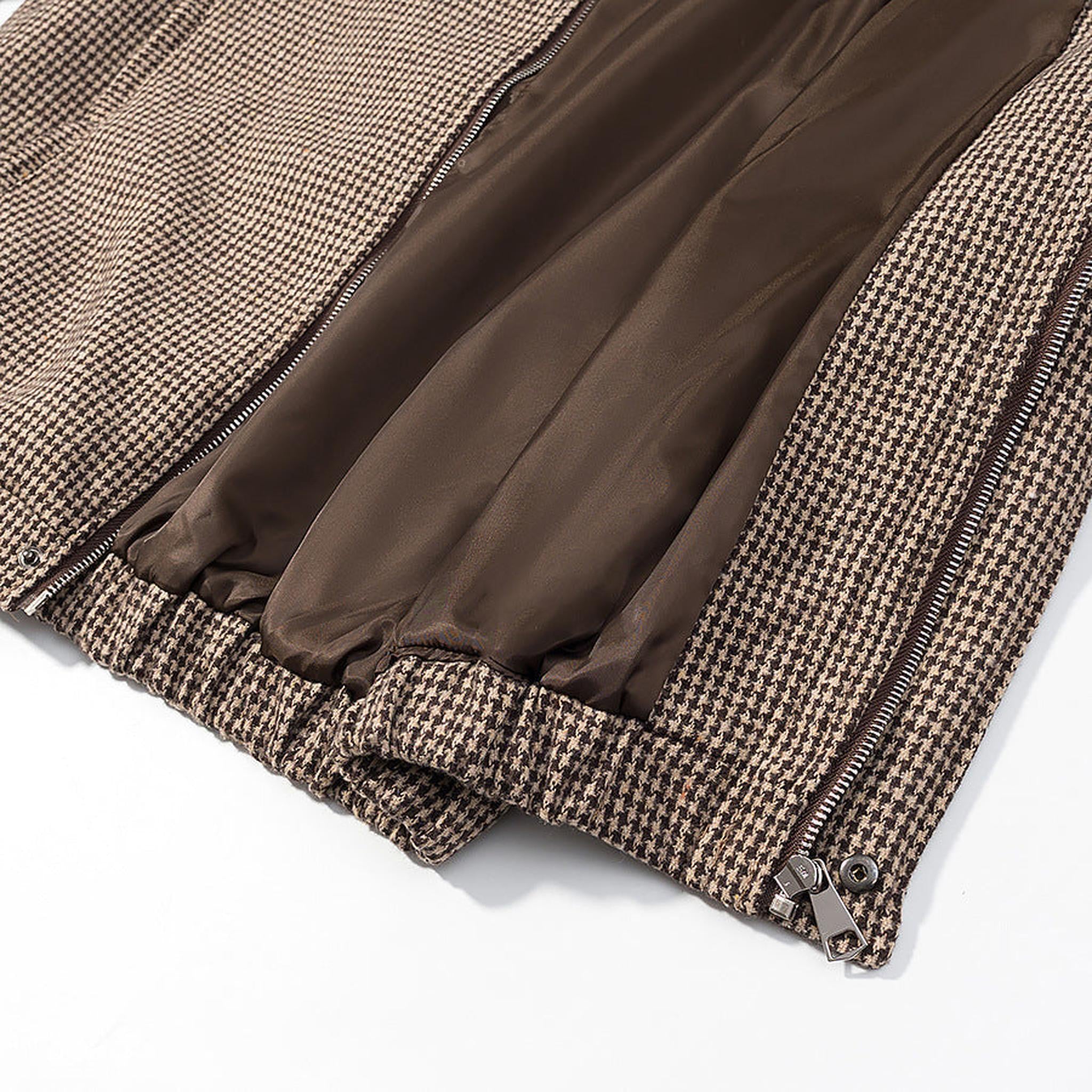 Horizon Essentials | Plaid Loose Fit Pilot Jacket