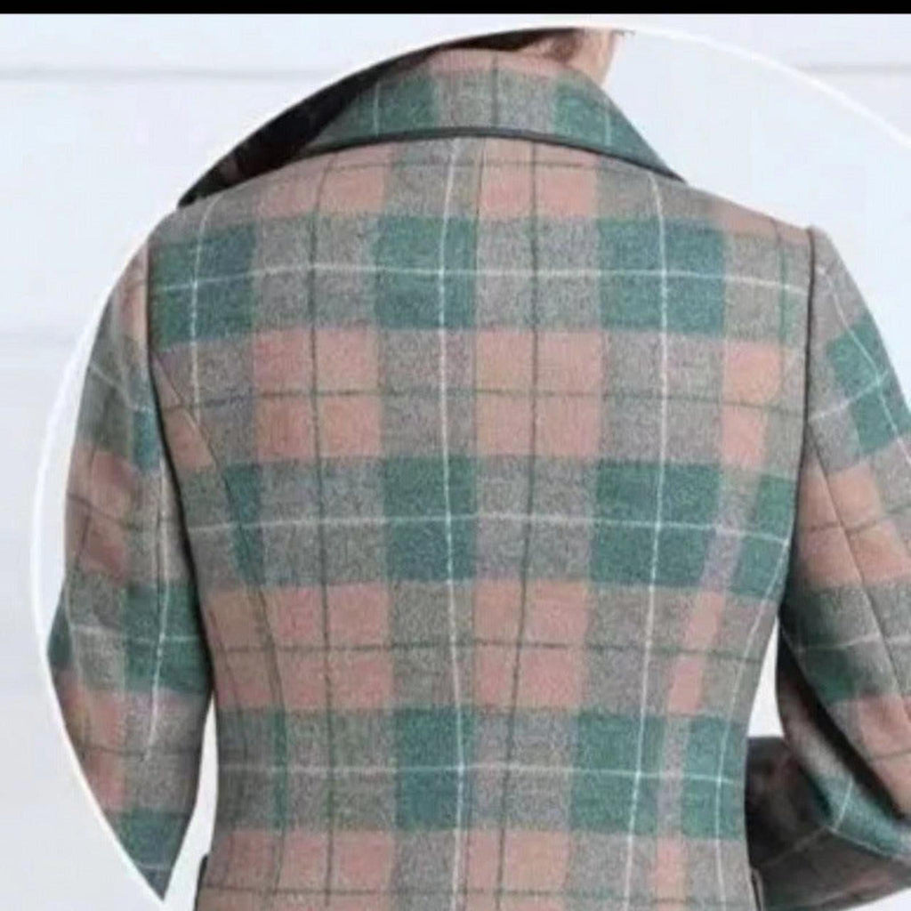 Horizon Essentials | Plaid Mid-Length Premium Jacket