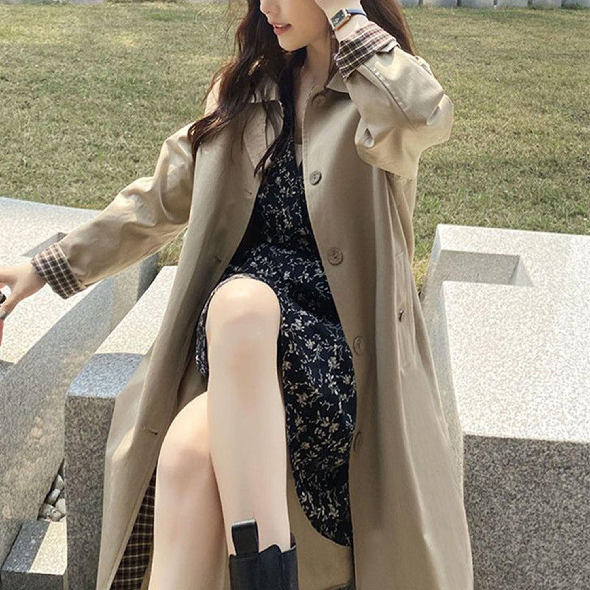 Horizon Essentials | Plaid Patchwork Premium Drape Coat