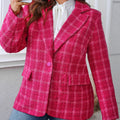 Horizon Essentials | Plaid Plus Size Premium Coat
