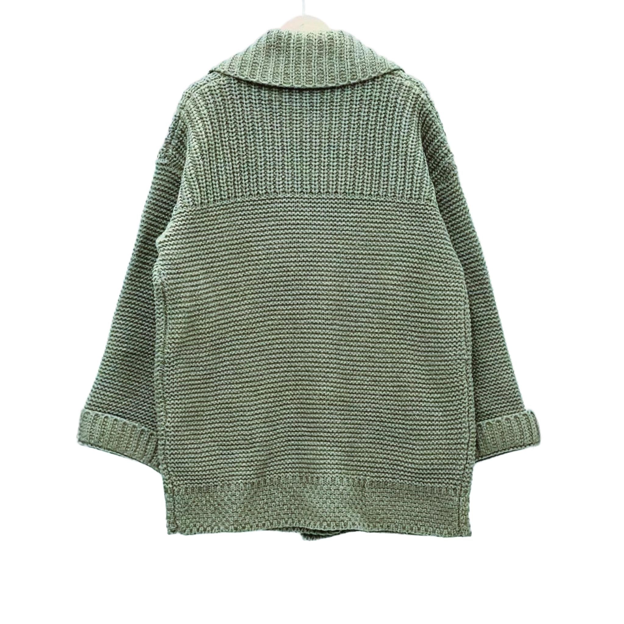 Horizon Essentials | Plus Size Polo Collar Cardigan