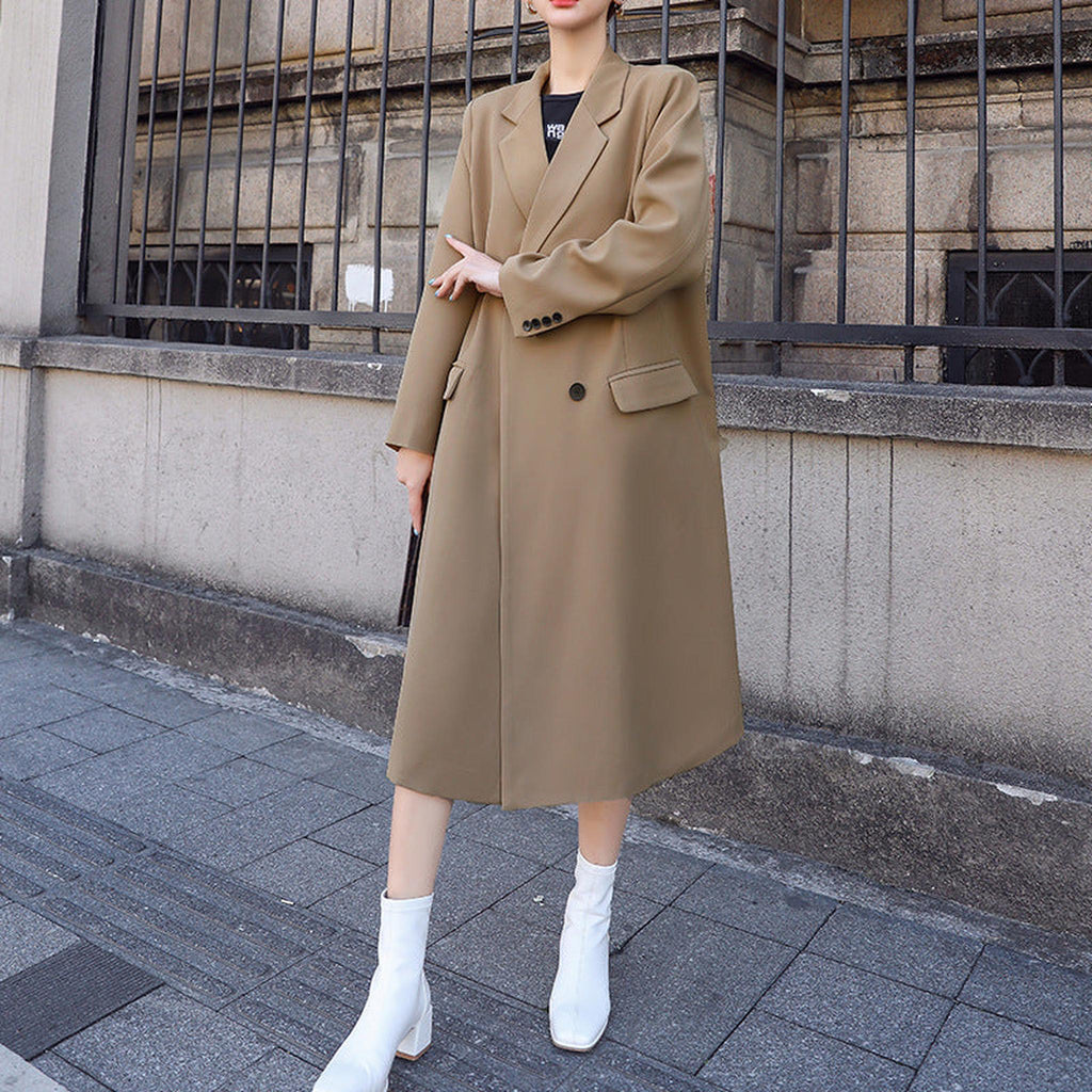 Horizon Essentials | Plus-Size Stylish Long Blazer