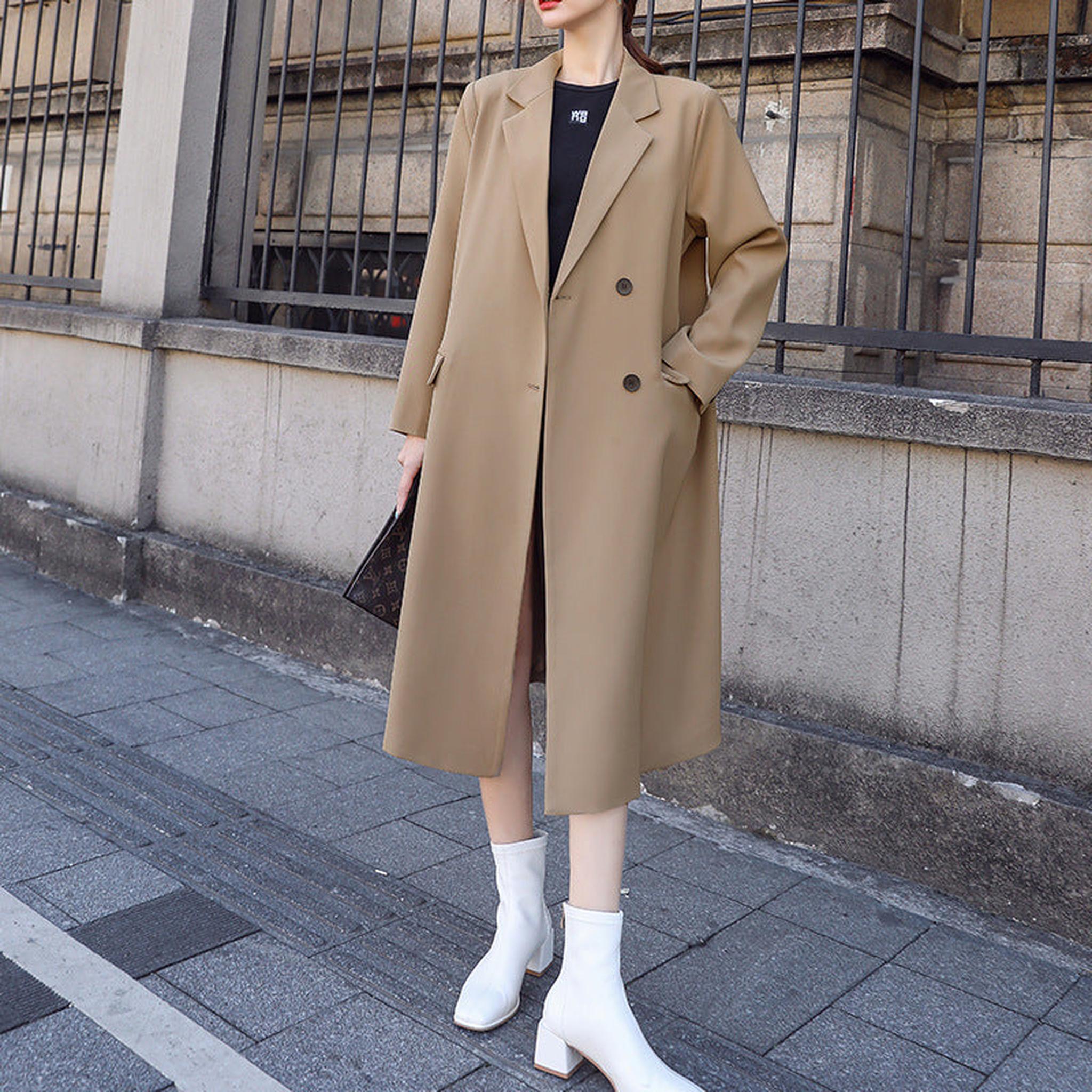 Horizon Essentials | Plus-Size Stylish Long Blazer