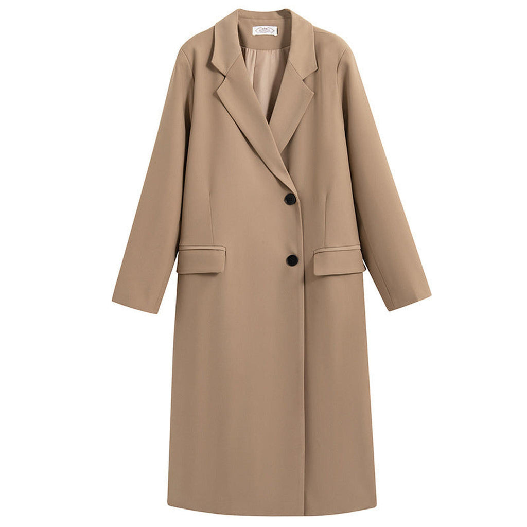 Horizon Essentials | Plus-Size Stylish Long Blazer