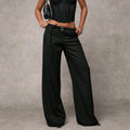 Horizon Essentials | Premium Black Wide-Leg Scythe Pants