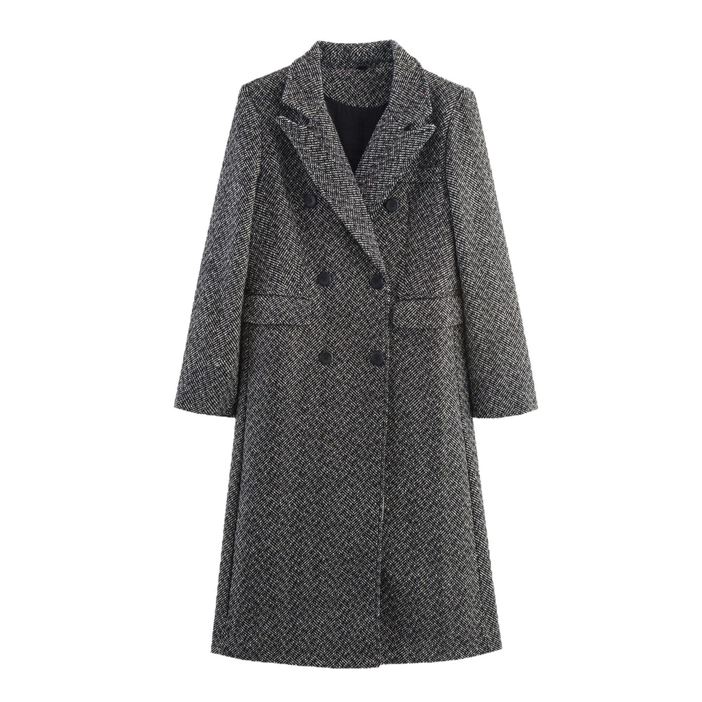 Horizon Essentials | Premium British Wool Herringbone Coat