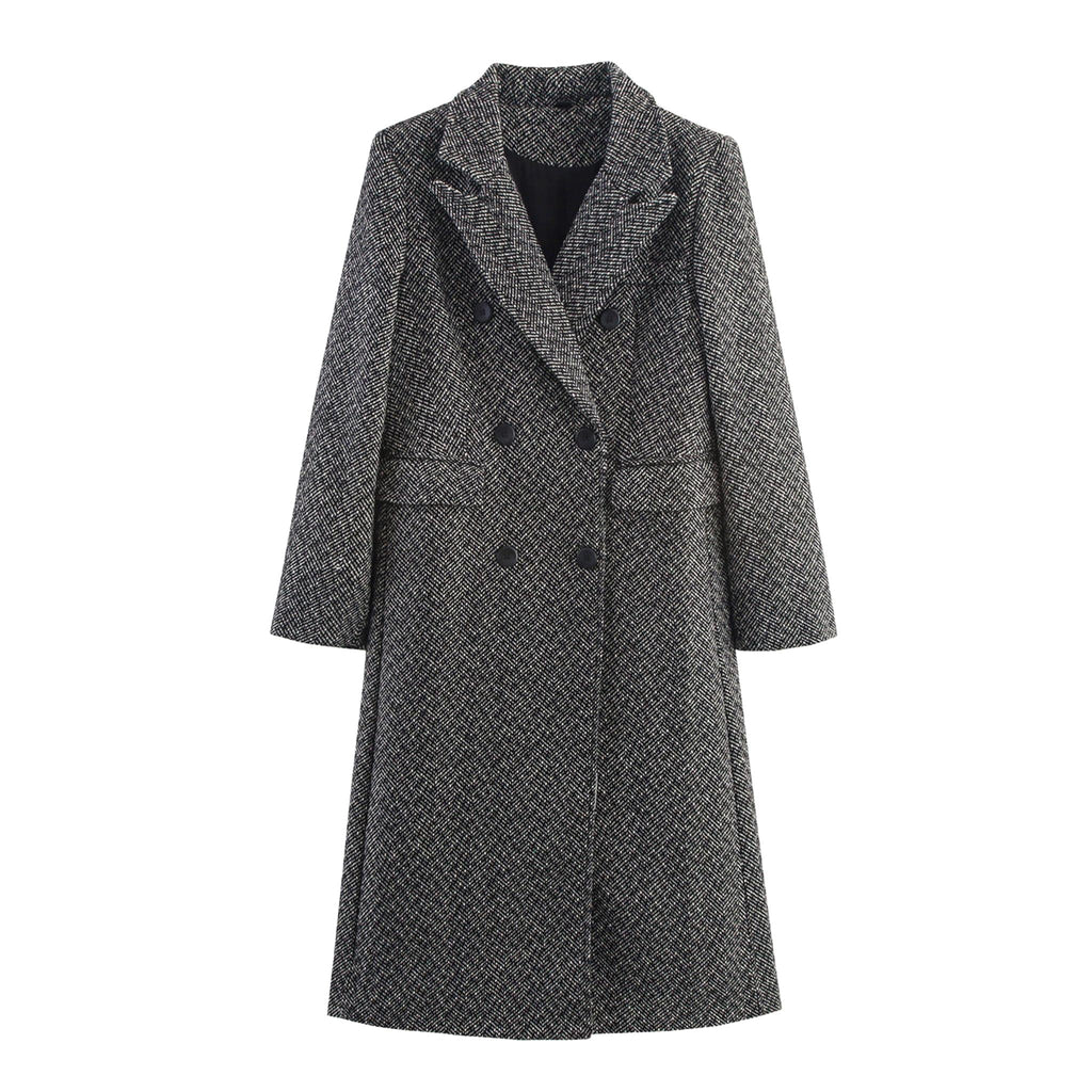 Horizon Essentials | Premium British Wool Herringbone Coat