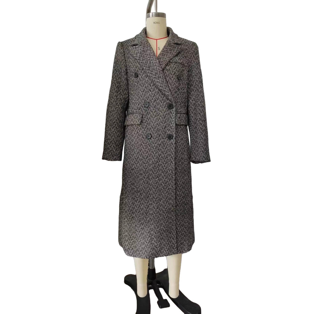 Horizon Essentials | Premium British Wool Herringbone Coat