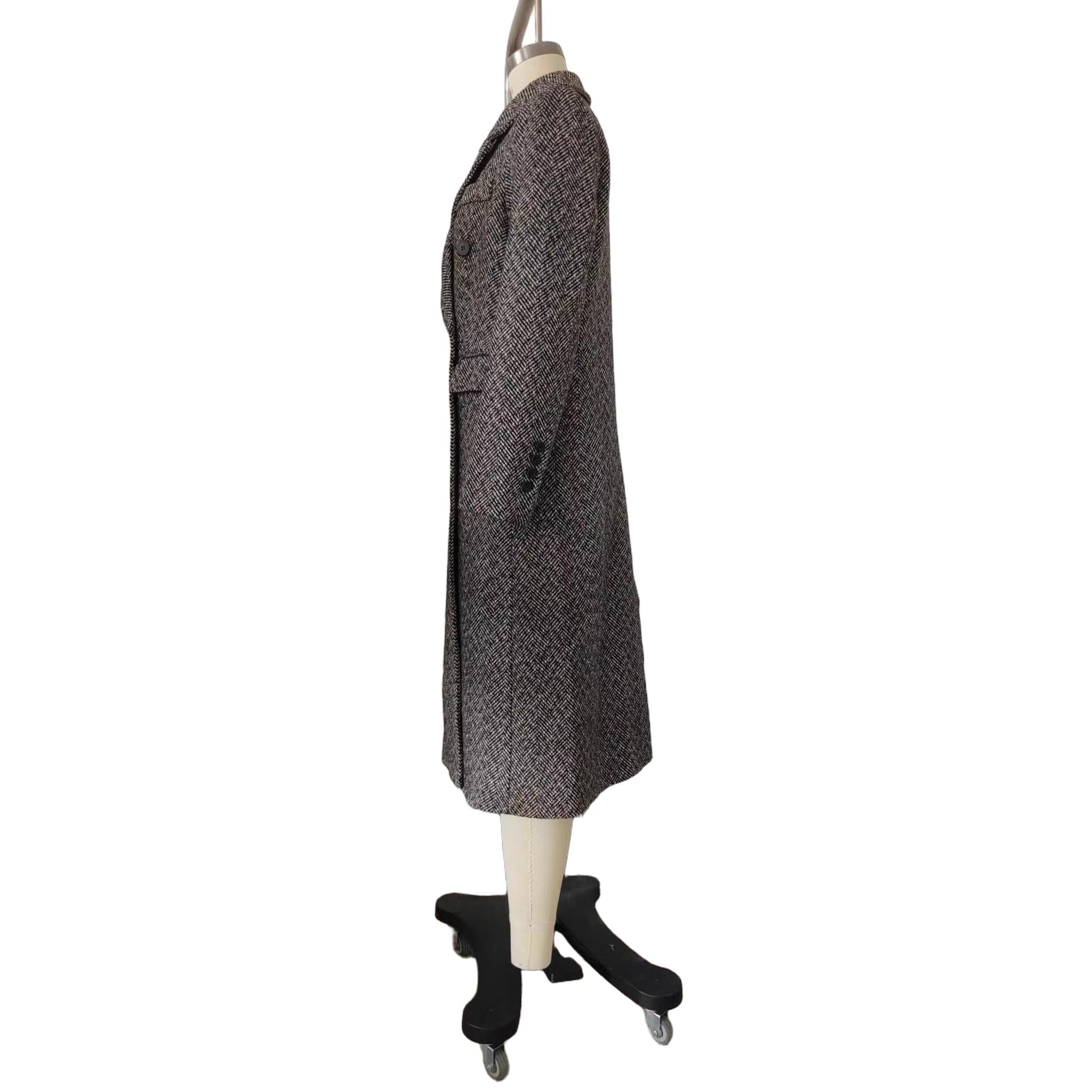 Horizon Essentials | Premium British Wool Herringbone Coat