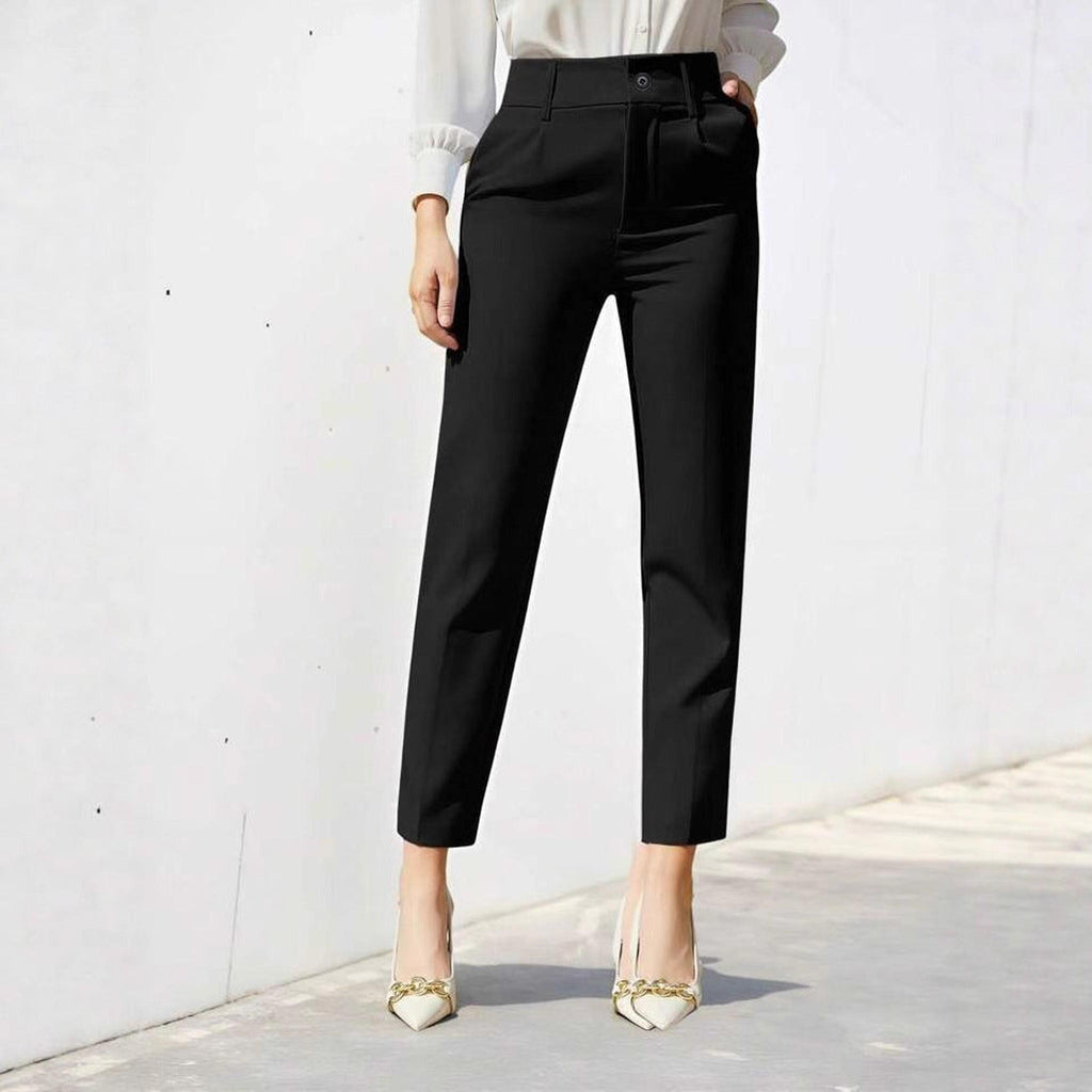 Horizon Essentials | Premium Casual Cropped Straight-Leg Pants