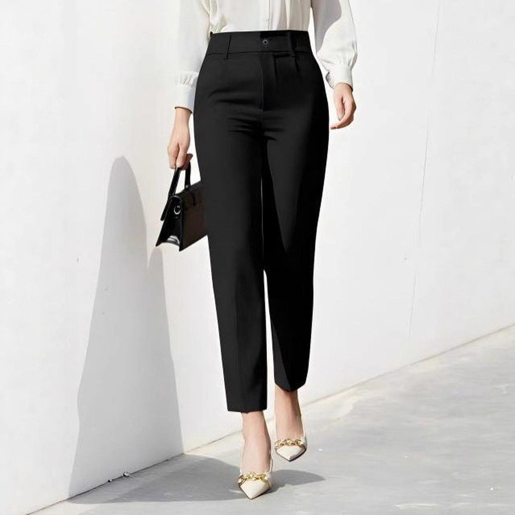 Horizon Essentials | Premium Casual Cropped Straight-Leg Pants