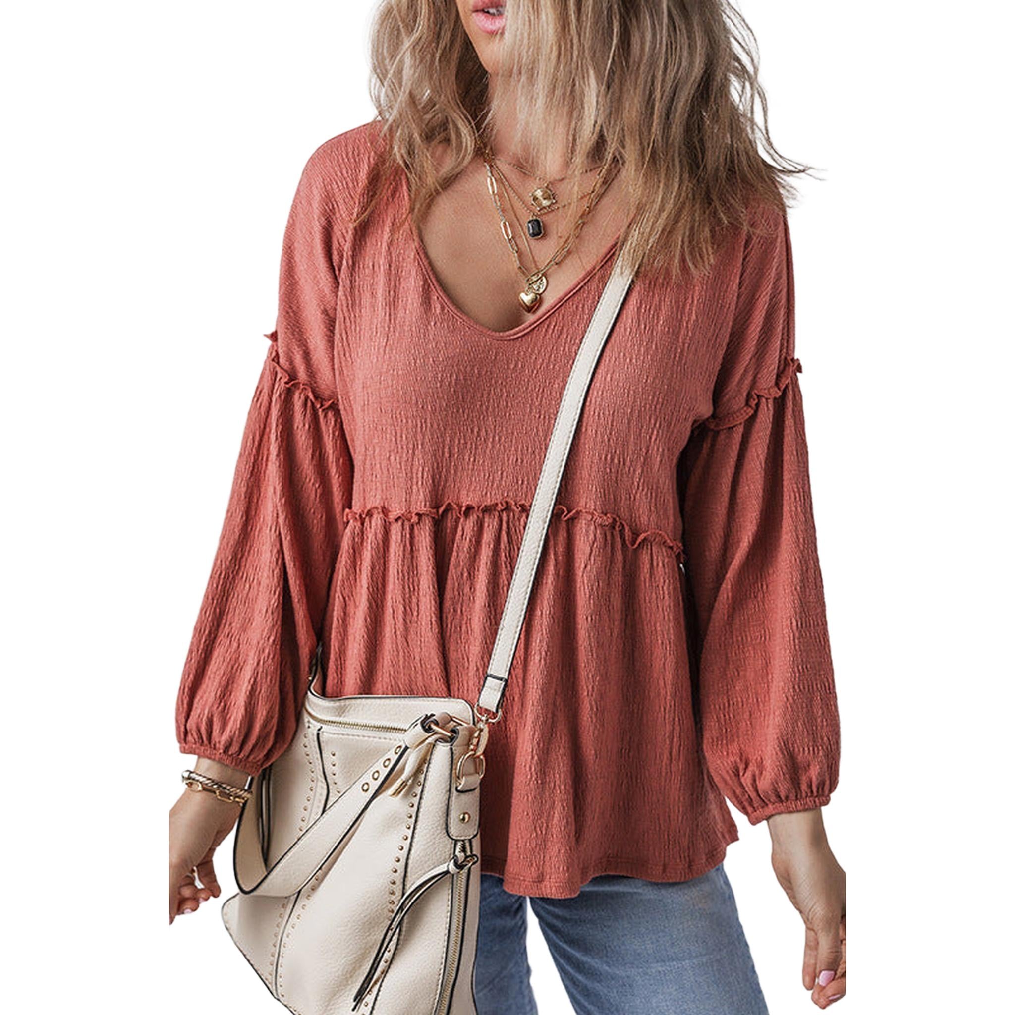 Horizon Essentials | Premium Coral Pink Chiffon Blouse