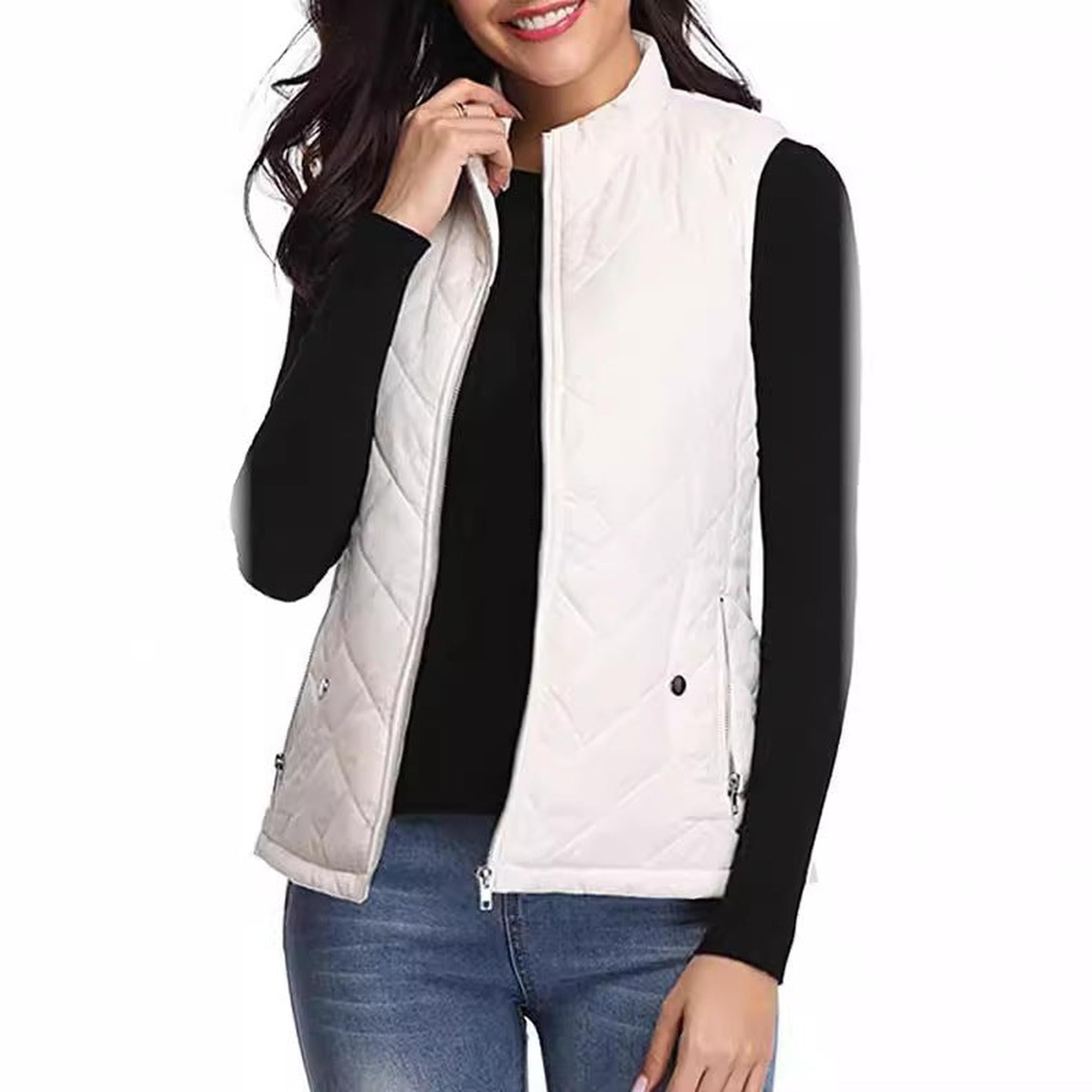 Horizon Essentials | Premium Cotton Women's Vest Zipper