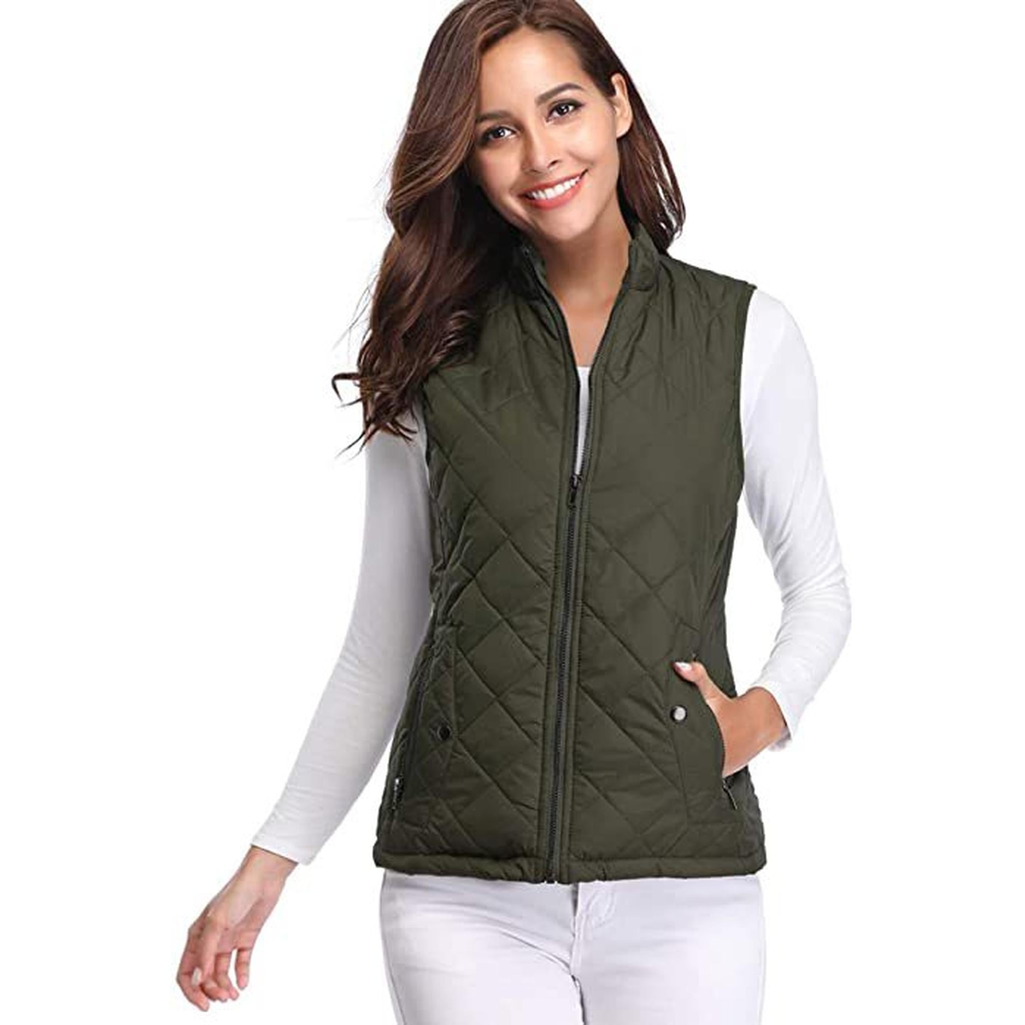 Horizon Essentials | Premium Cotton Women's Vest Zipper