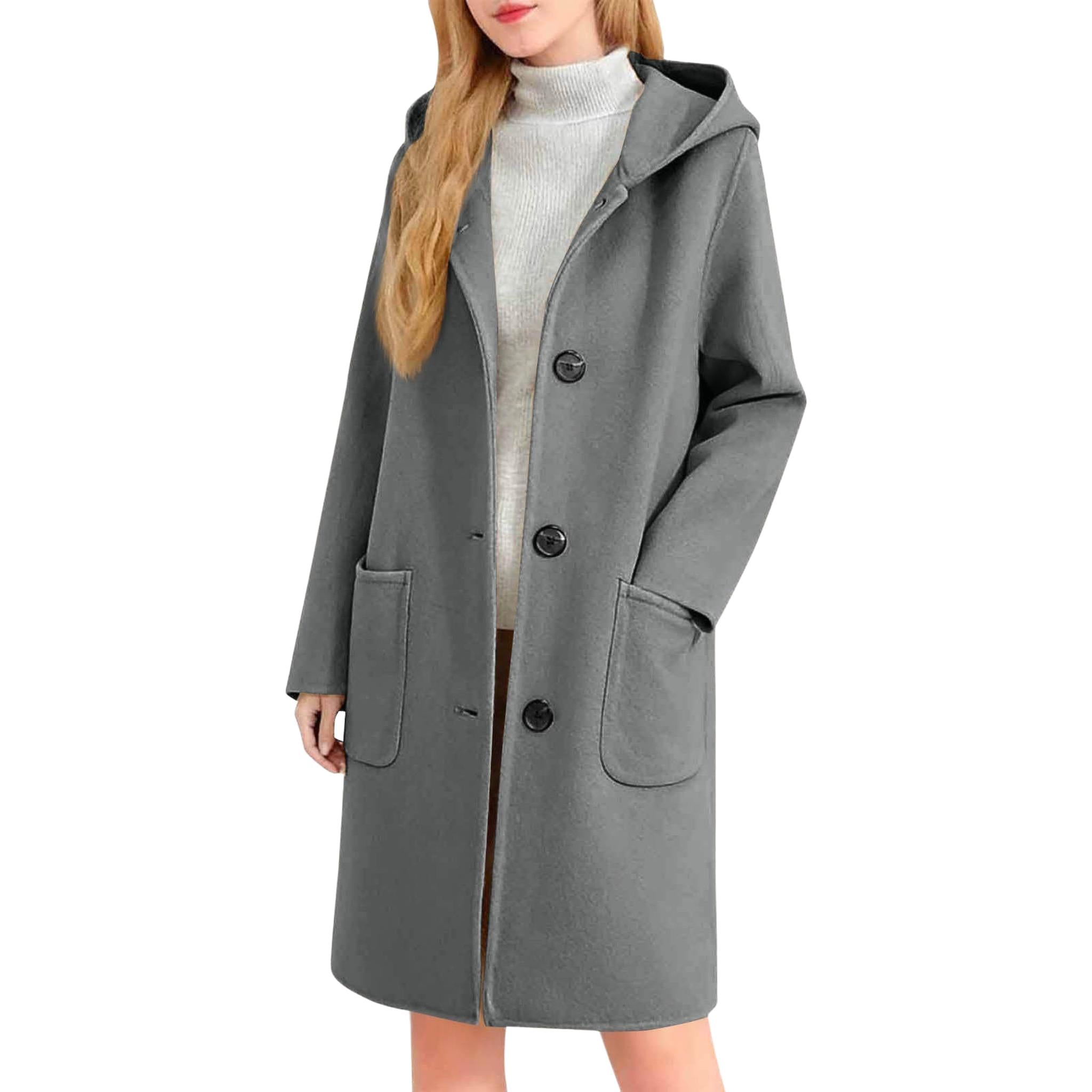 Horizon Essentials | Premium Double-Faced Wool Hooded Coat