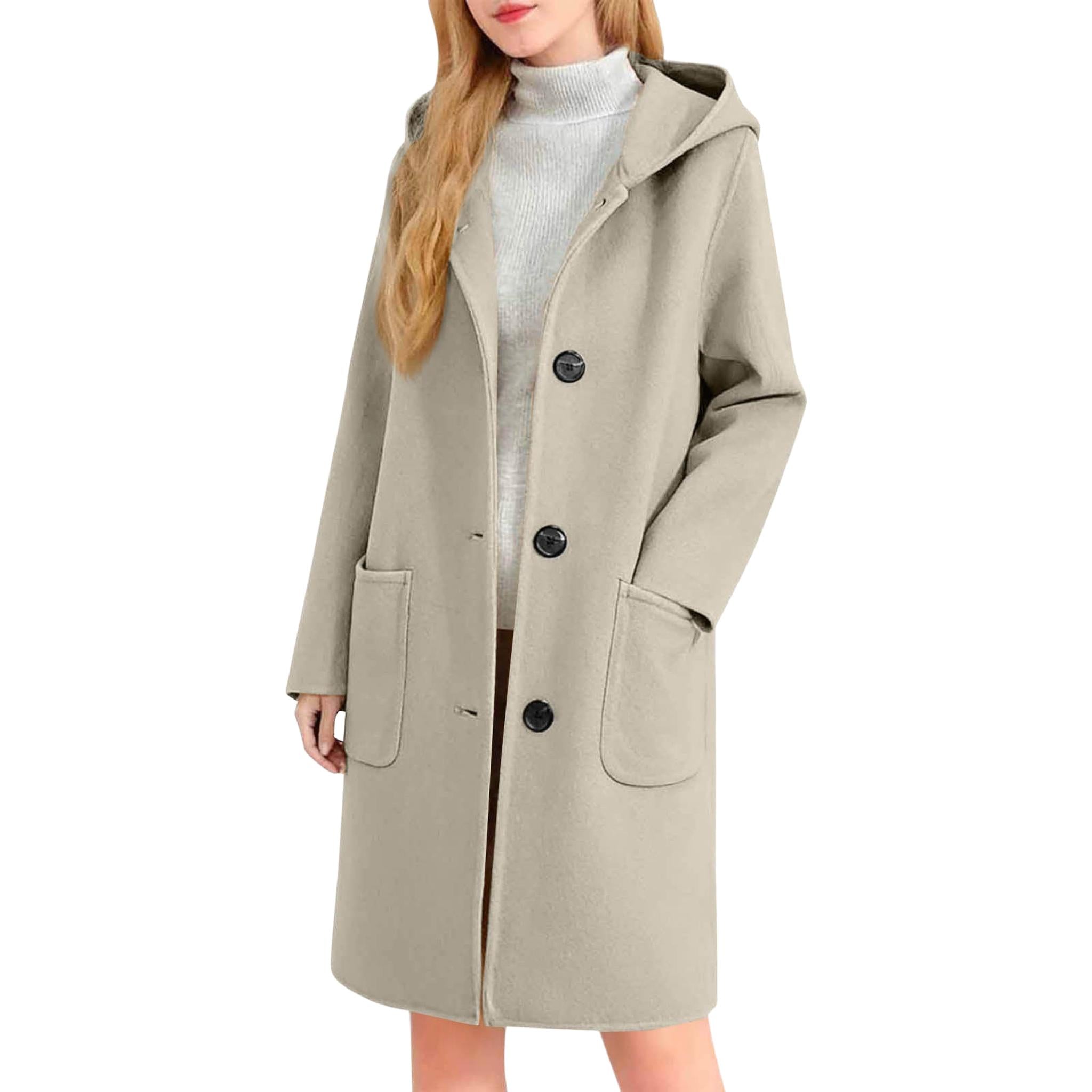 Horizon Essentials | Premium Double-Faced Wool Hooded Coat