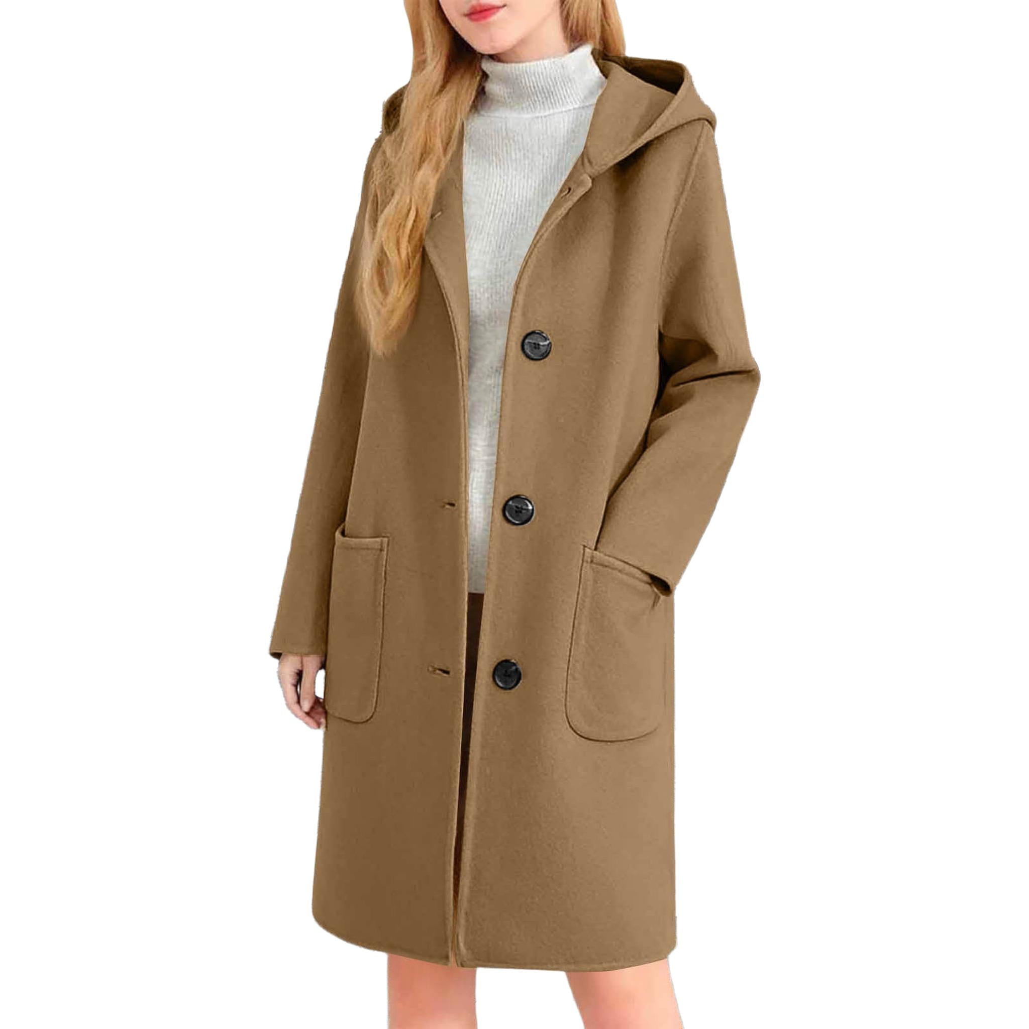 Horizon Essentials | Premium Double-Faced Wool Hooded Coat