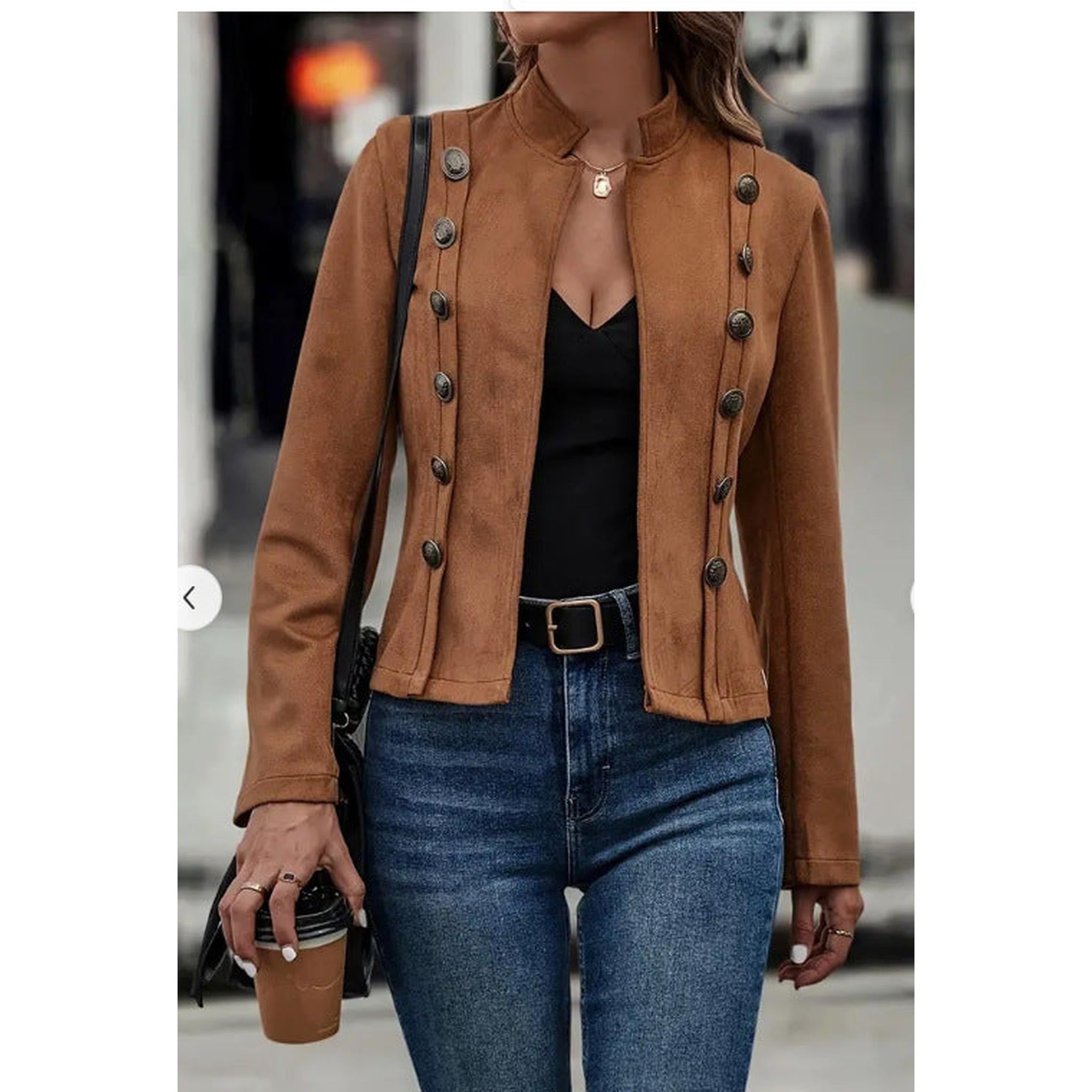 Horizon Essentials | Premium Double-Row Deerskin Coat