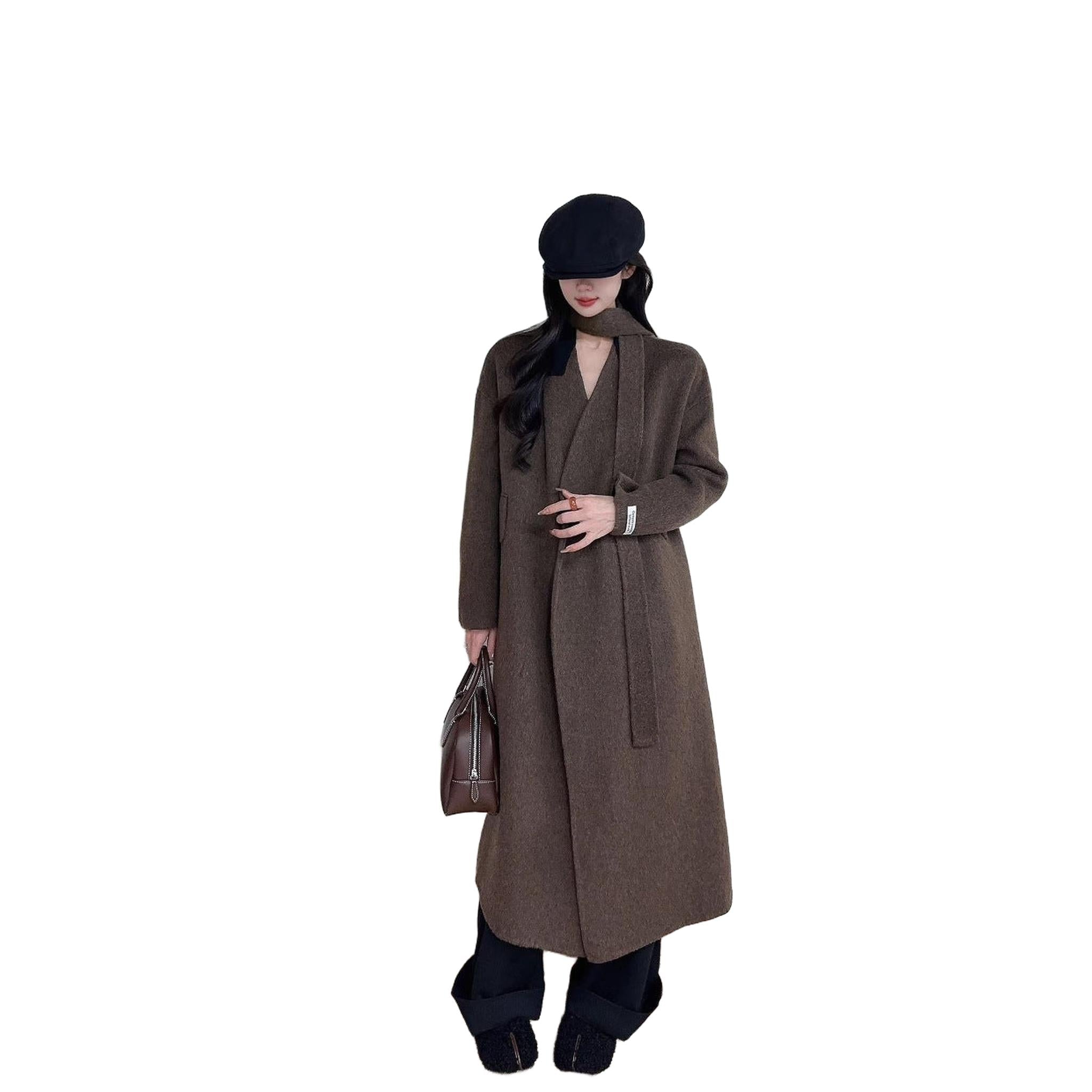 Horizon Essentials | Premium Double-Sided Long Wool Coat