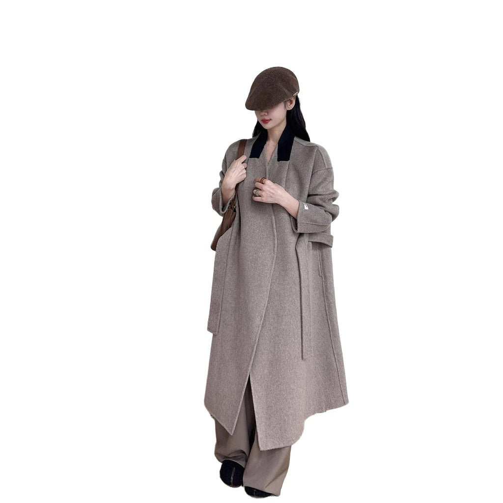 Horizon Essentials | Premium Double-Sided Long Wool Coat