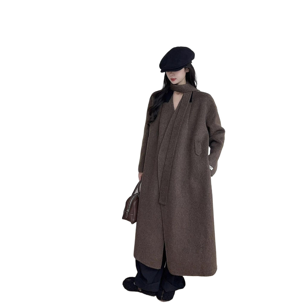 Horizon Essentials | Premium Double-Sided Long Wool Coat