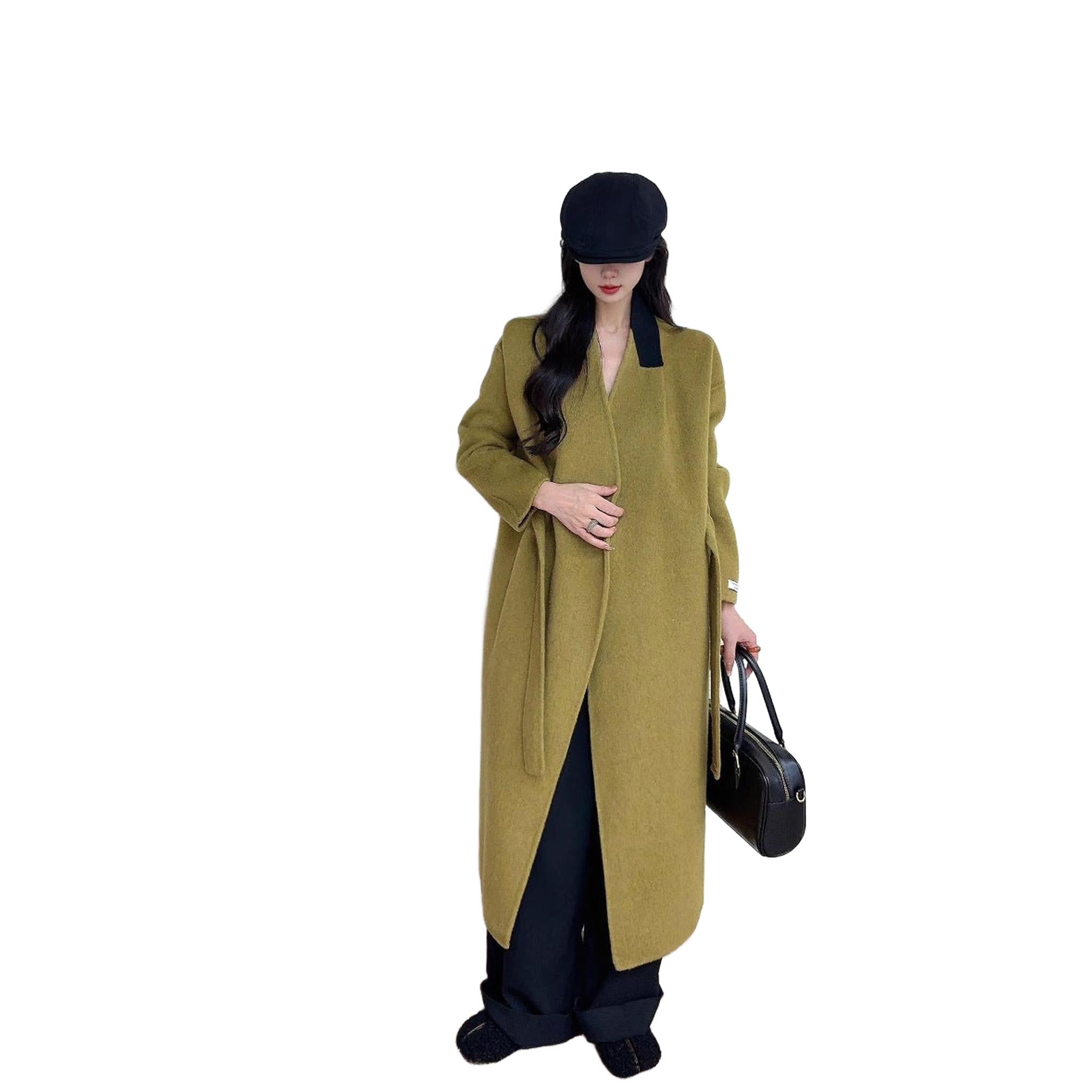 Horizon Essentials | Premium Double-Sided Long Wool Coat