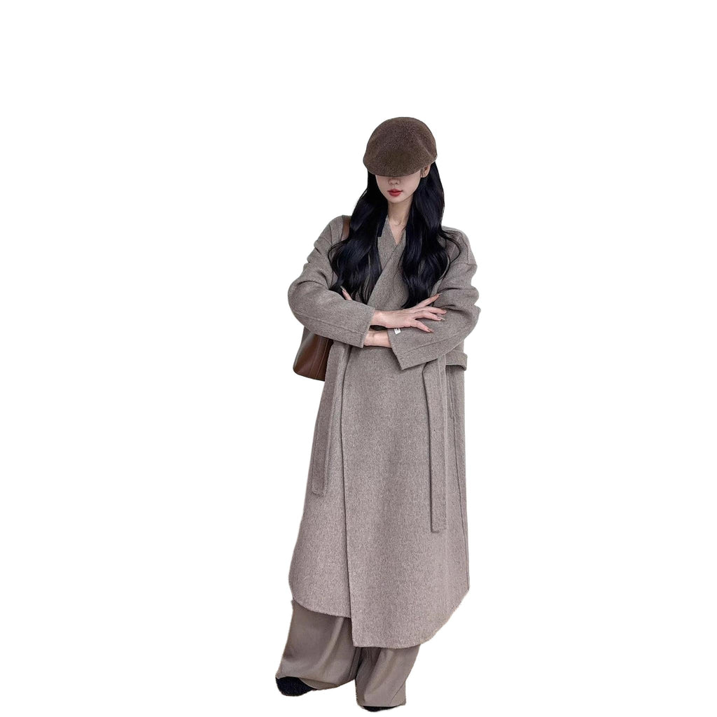Horizon Essentials | Premium Double-Sided Long Wool Coat