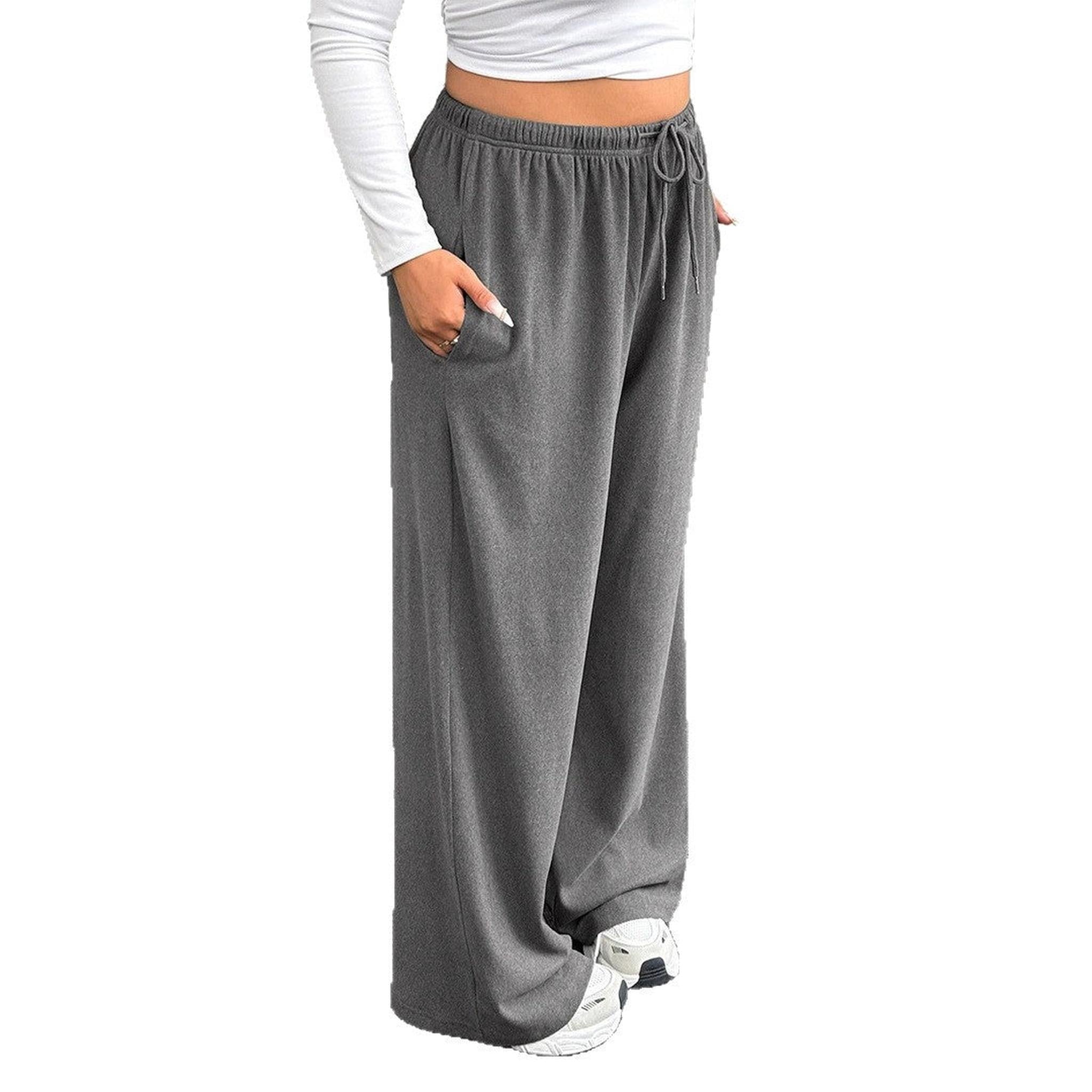 Horizon Essentials | Premium Drawstring Waist Straight-Leg Pants